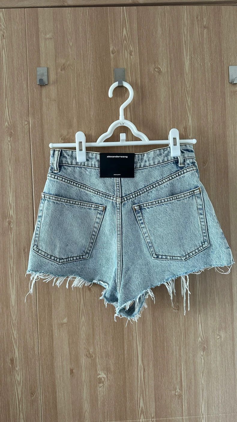 Alexander Wang Alexander Wang High-Waist Denim Shorts- Size 26" / US 2 / IT 38 - 2 Thumbnail