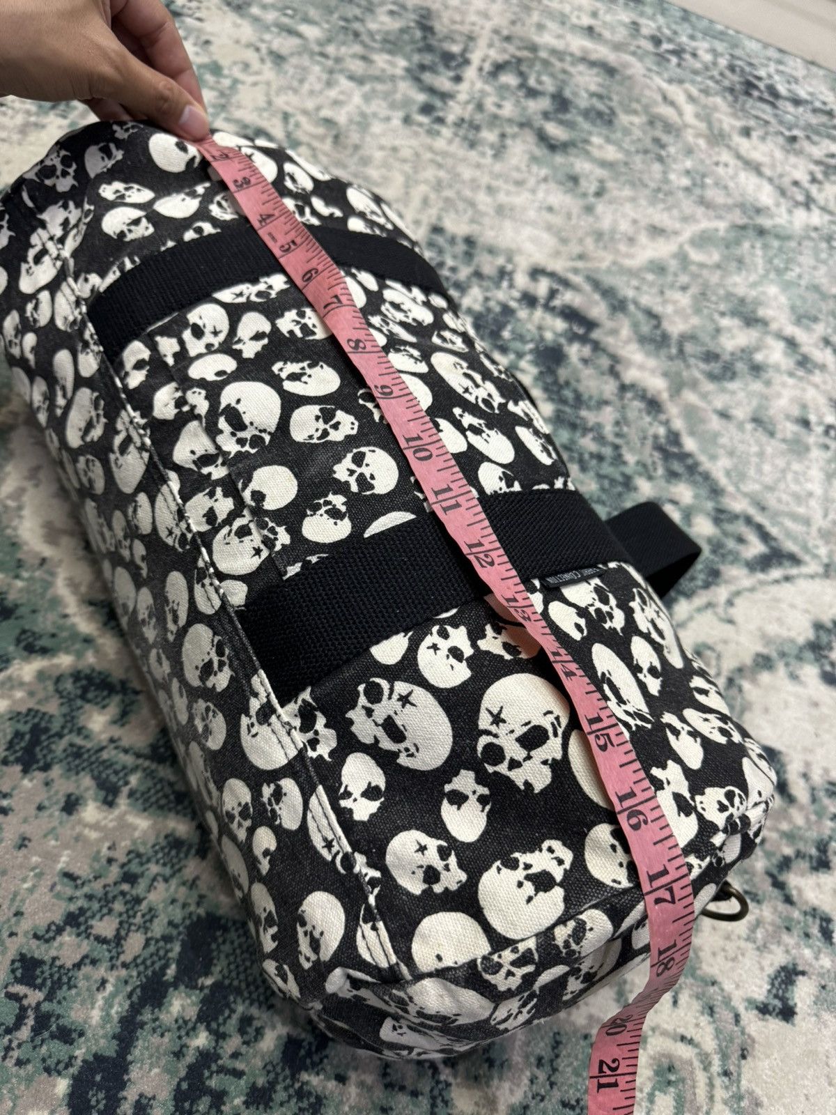 Japanese Brand FABRIC CONNECTION SKULLS FULLPRINT DUFFLE BAG Size ONE SIZE - 8 Thumbnail