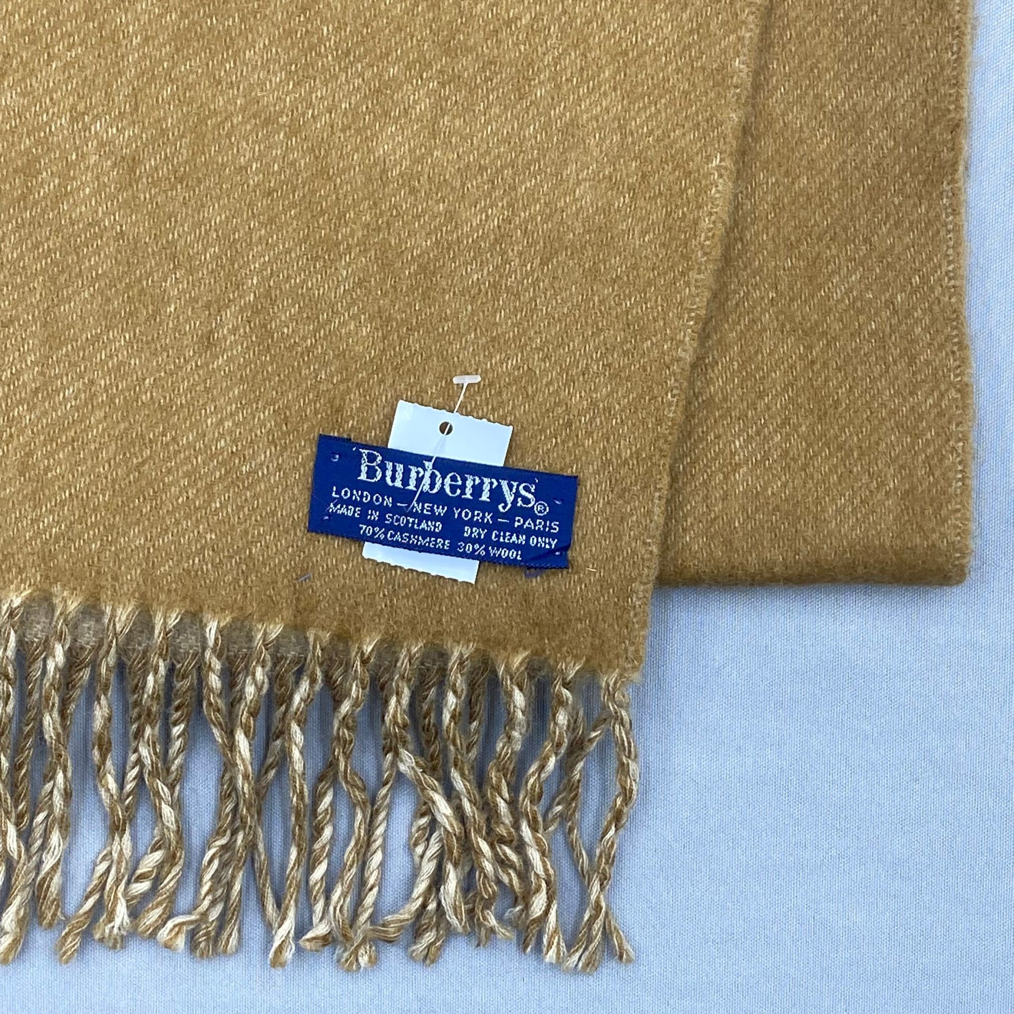 Burberry Vintage Burberry Scarf Muffler Wool Cashmere Winter Scarves Size ONE SIZE - 4 Thumbnail