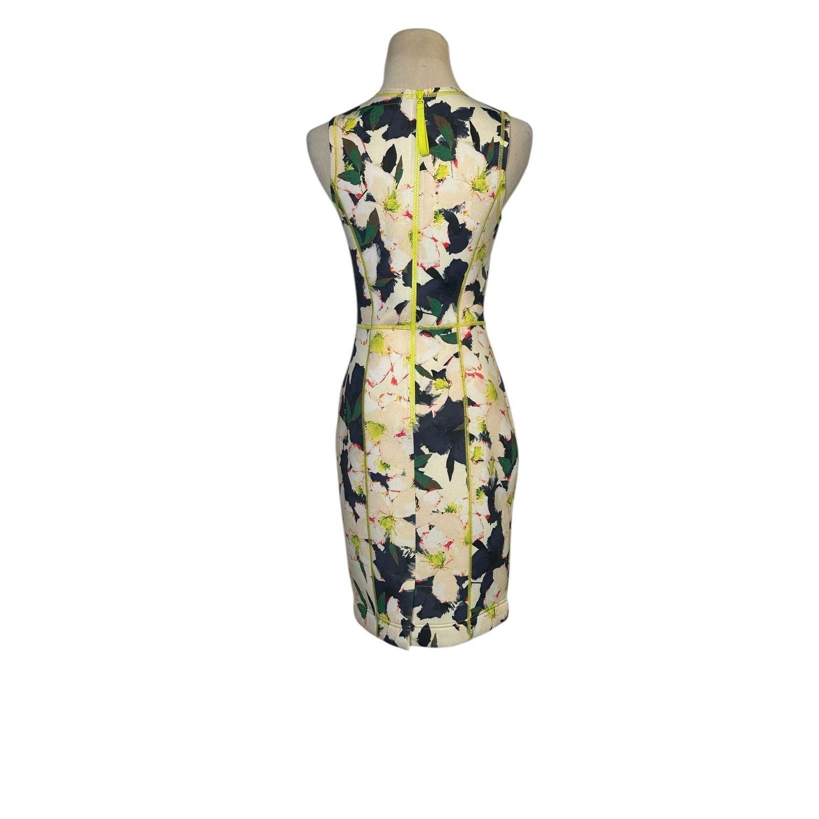J.Crew J.Crew cove scuba floral sleeveless sheath dress size 00 Size XXS / US 00 / IT 34 - 12 Thumbnail