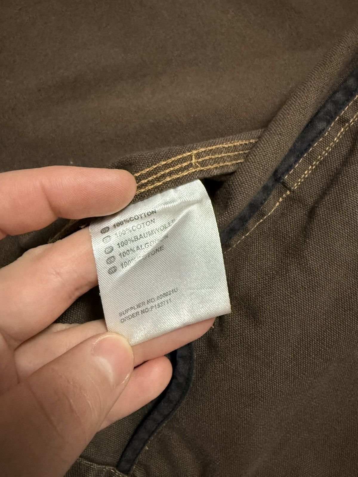 Dickies × Vintage Vintage Dickies Work Denim Jacket Brown Faded Amazing 90s Size US L / EU 52-54 / 3 - 15 Thumbnail