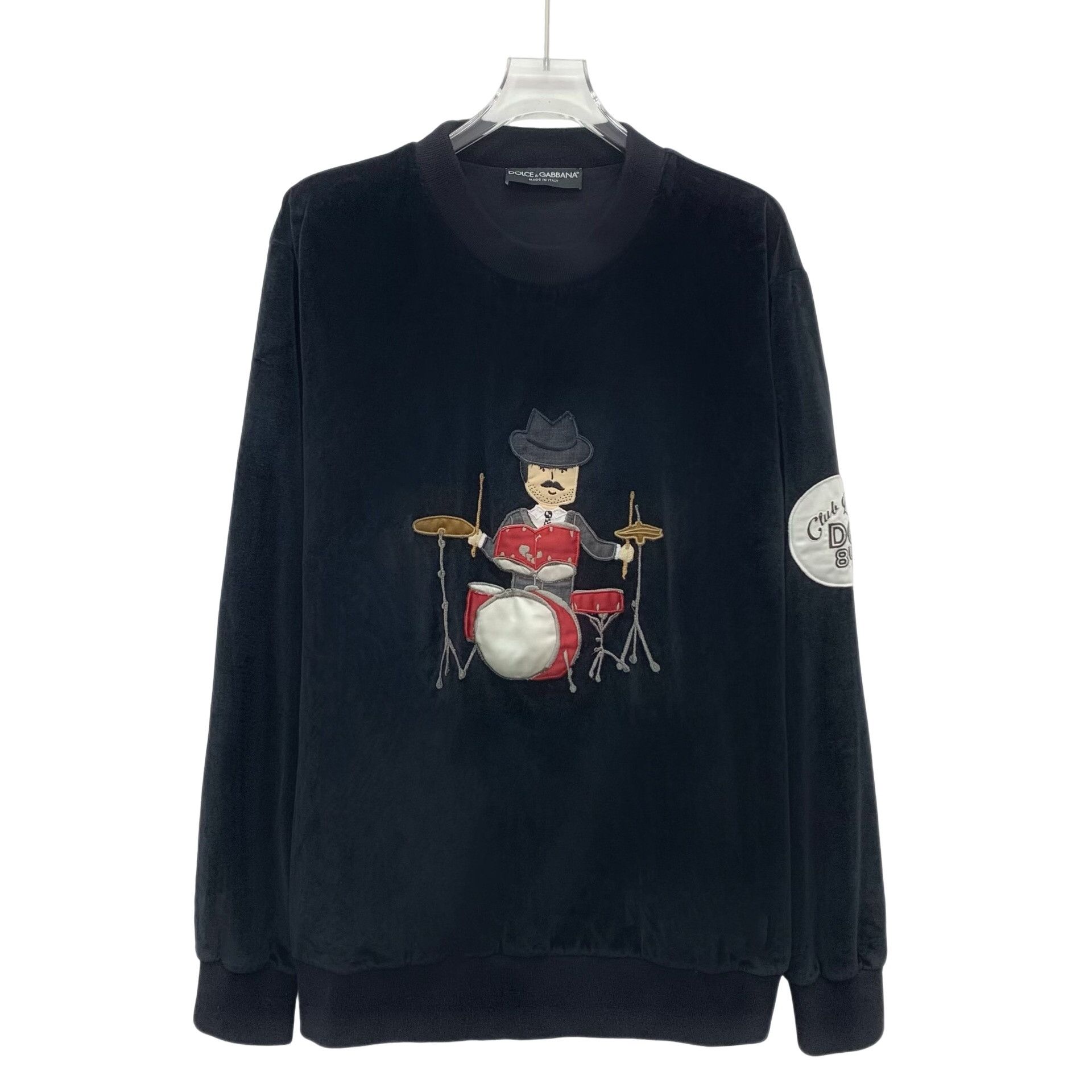 Dolce & Gabbana Dolce & Gabbana Embroidered Drummer Sweatshirt 50 Size US M / EU 48-50 / 2 - 1 Thumbnail