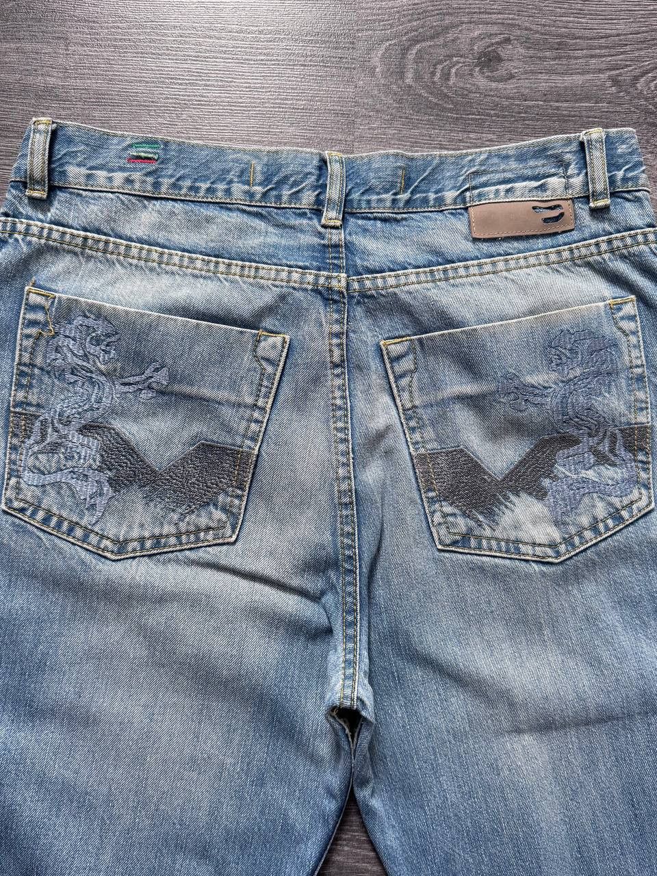 Diesel Vintage 2000's Diesel Distressed Jeans Dragon Embroidery Size US 32 / EU 48 - 3 Thumbnail