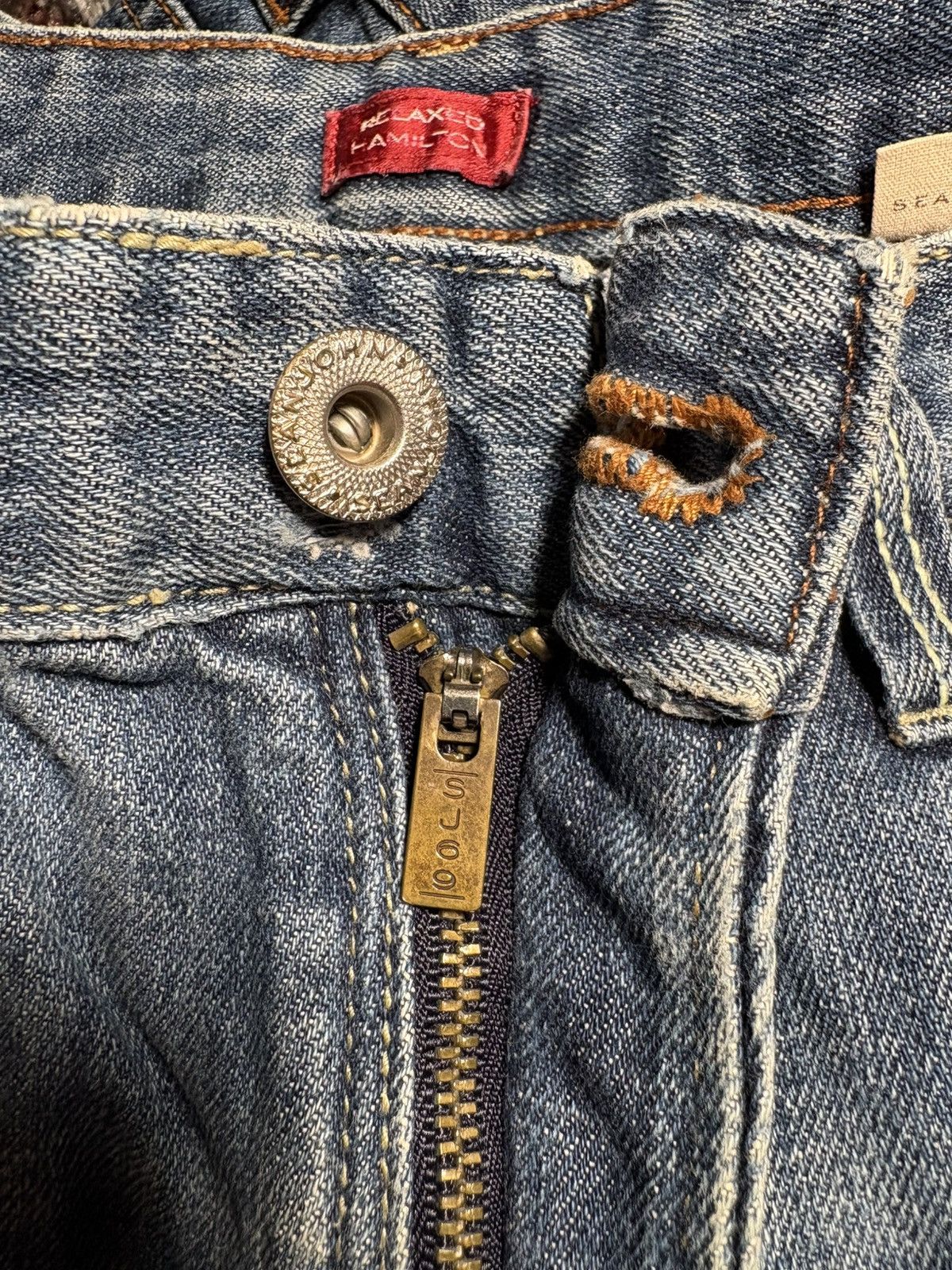 Japanese Brand Vintage Sean John "Hamilton" Relaxed Fit Jeans - 34x30 Size US 34 / EU 50 - 6 Thumbnail