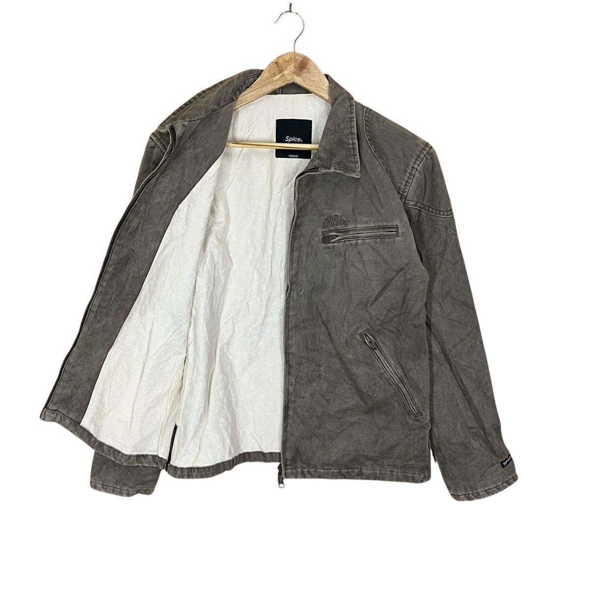 Leather Spice Fullzip Suede Leather Jacket Size M Size US M / EU 48-50 / 2 - 10 Thumbnail