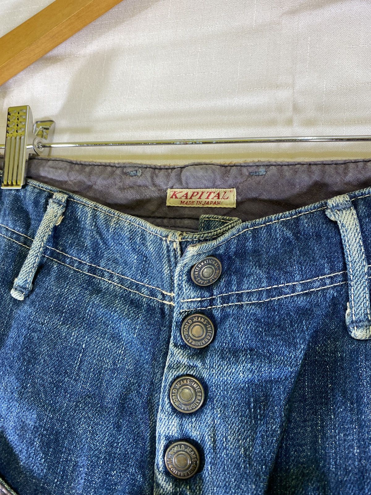 Kapital iconic crazy button denim pants Size US 30 / EU 46 - 3 Thumbnail