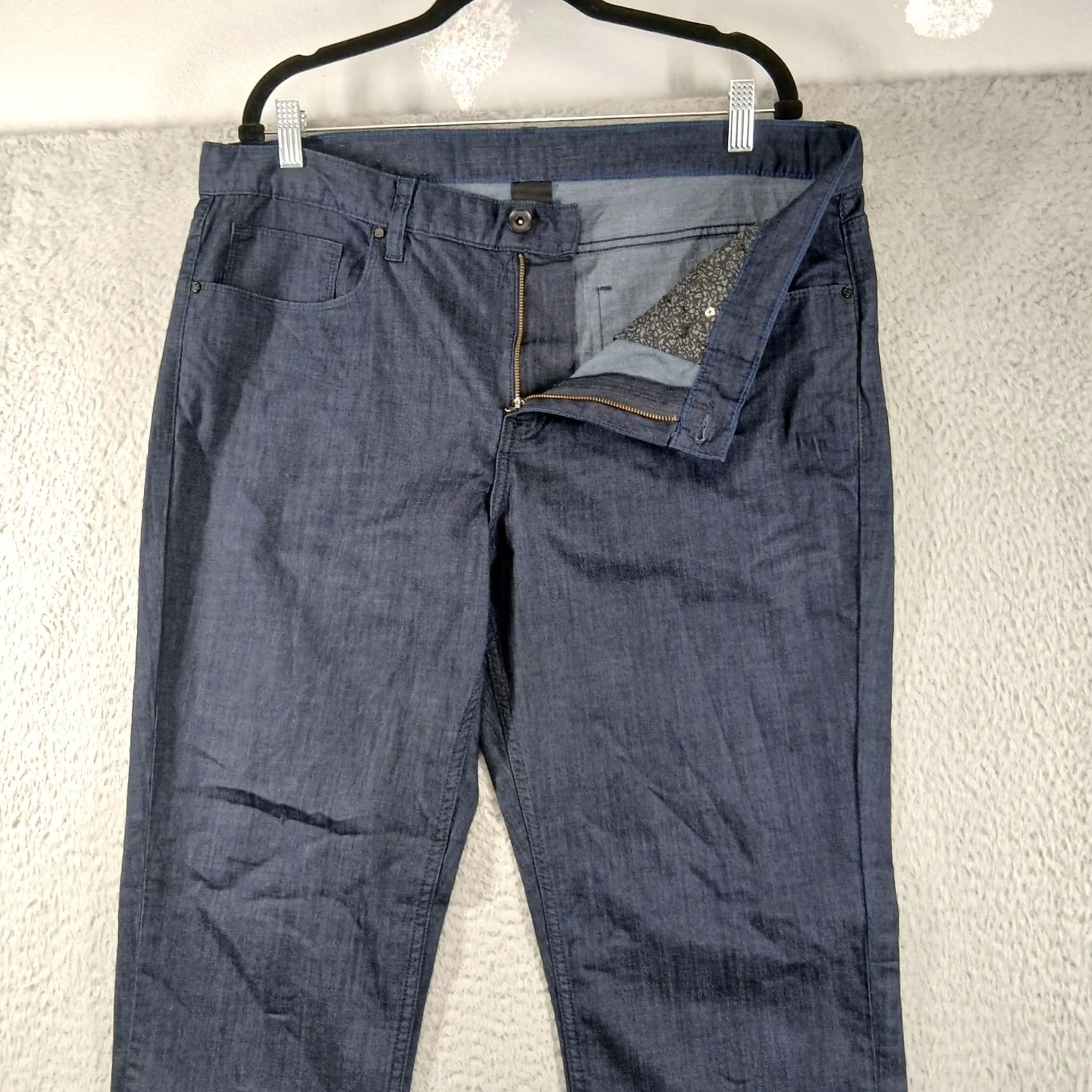 Hugo Boss Hugo Boss Denim Pants Mens Size 38R Dark Indigo Lightweight 5-Pocket Size US 38 / EU 54 - 7 Thumbnail