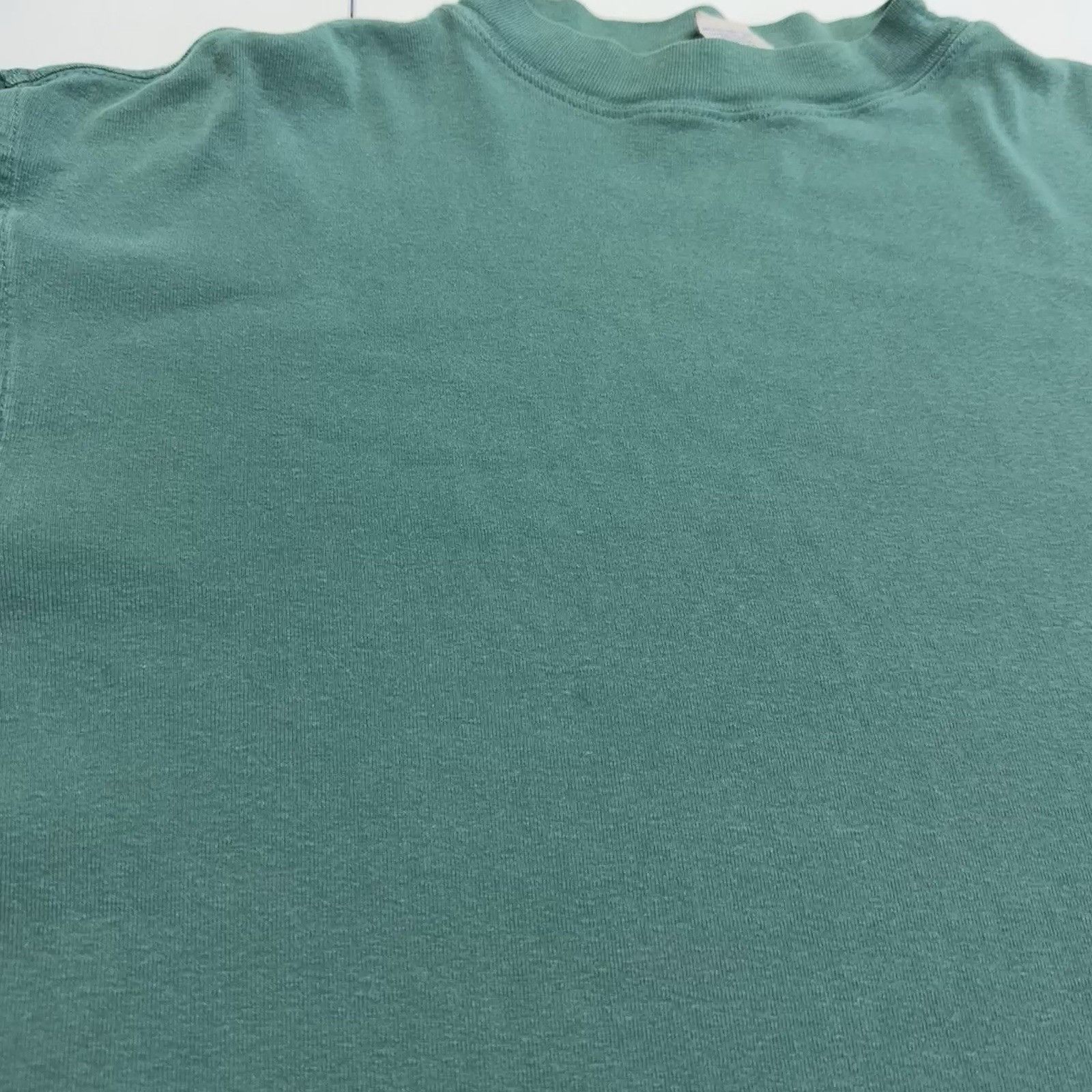 Vintage Vintage 90s Green Mock Neck Long Sleeve T Shirt Medium Size US M / EU 48-50 / 2 - 5 Thumbnail