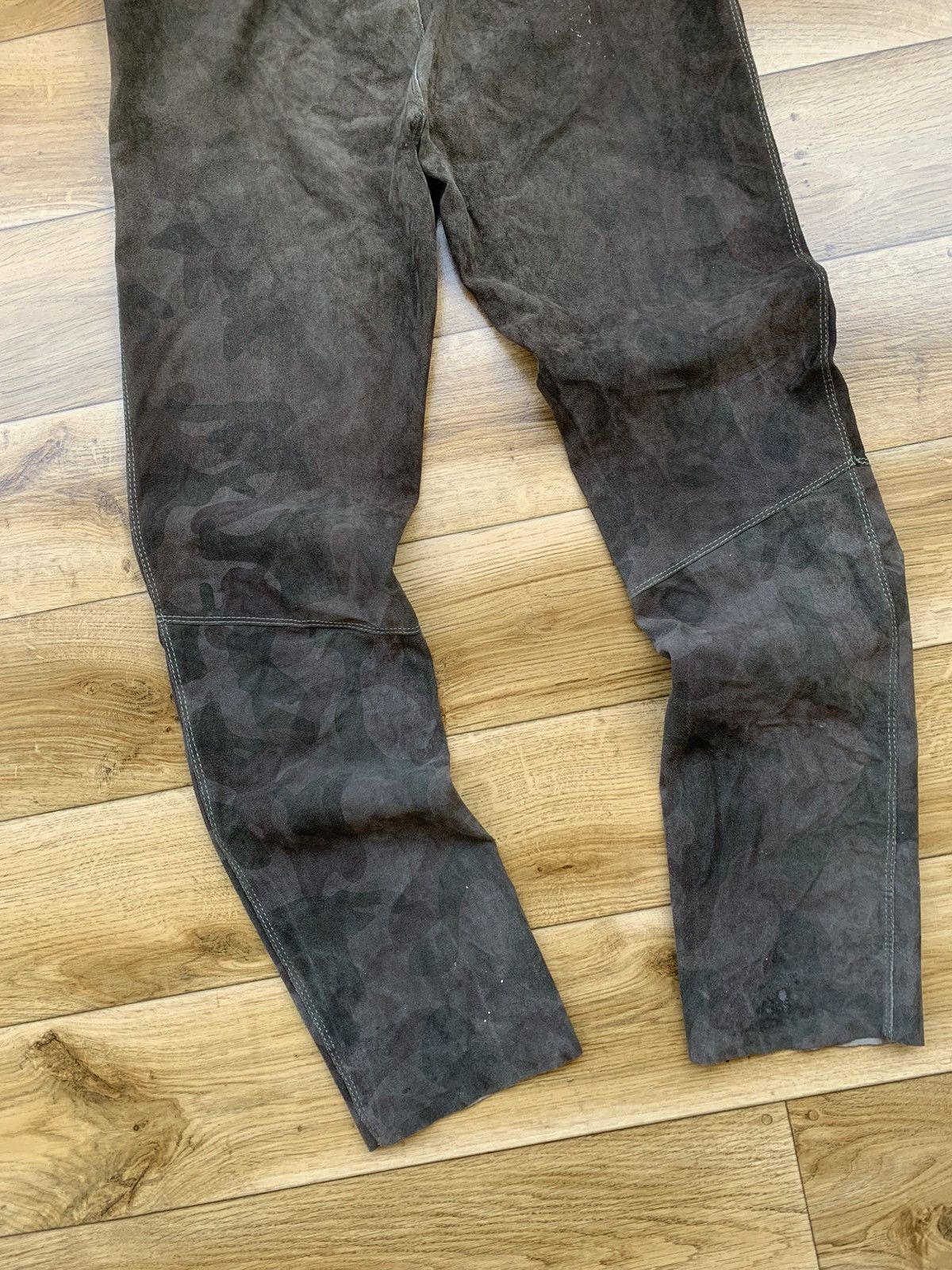 Vintage Leather Pants Italy Design