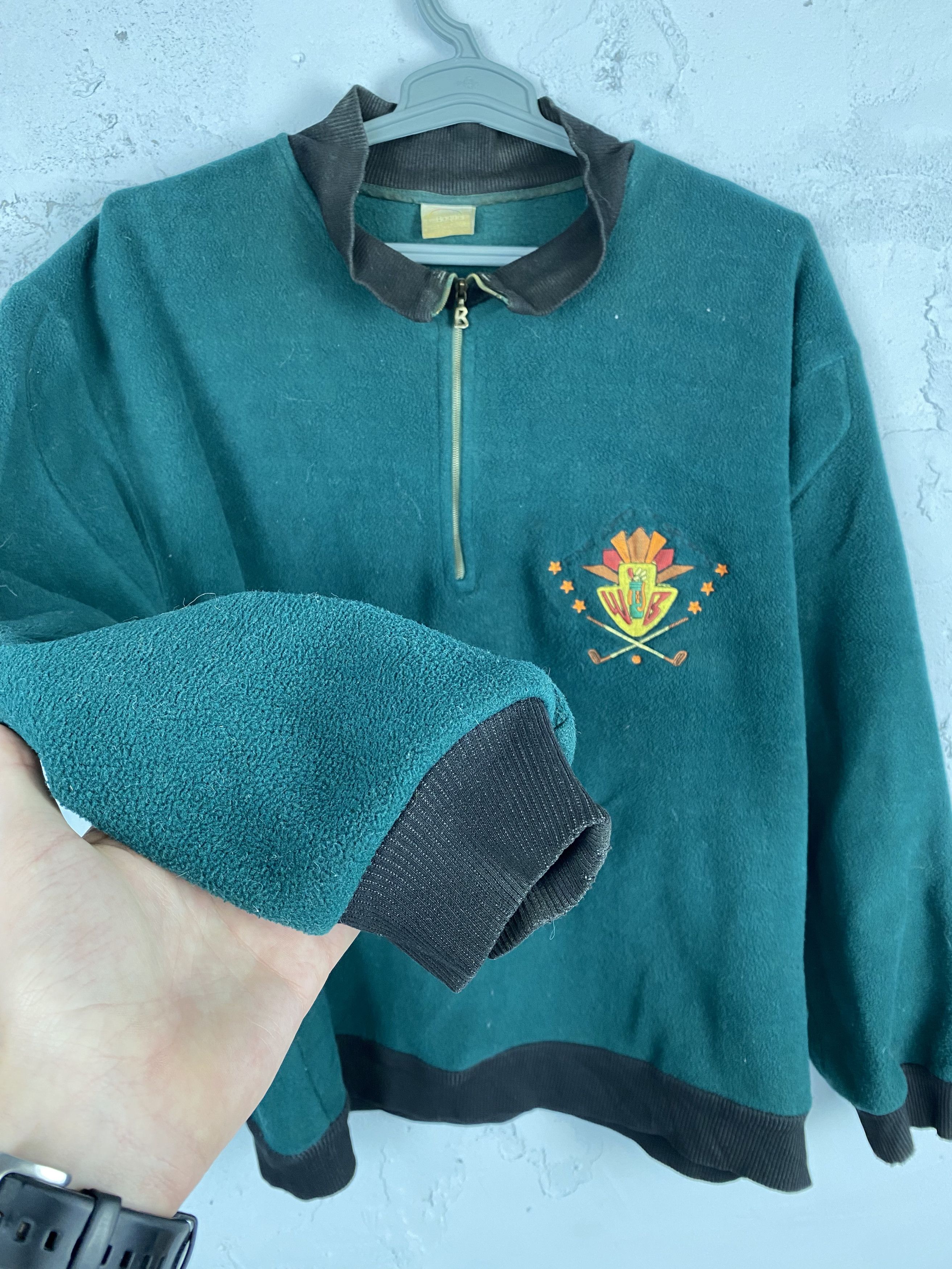 Bogner × Vintage Bogner Vintage Ski Fleece 1/3 Zip Pullover Sweatshirt Size US M / EU 48-50 / 2 - 7 Thumbnail