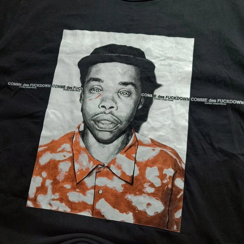 Comme Des Fuck Down *RARE* COMME des FUCKDOWN Black Graphic Tee Mens Medium M Size US M / EU 48-50 / 2 - 7 Thumbnail