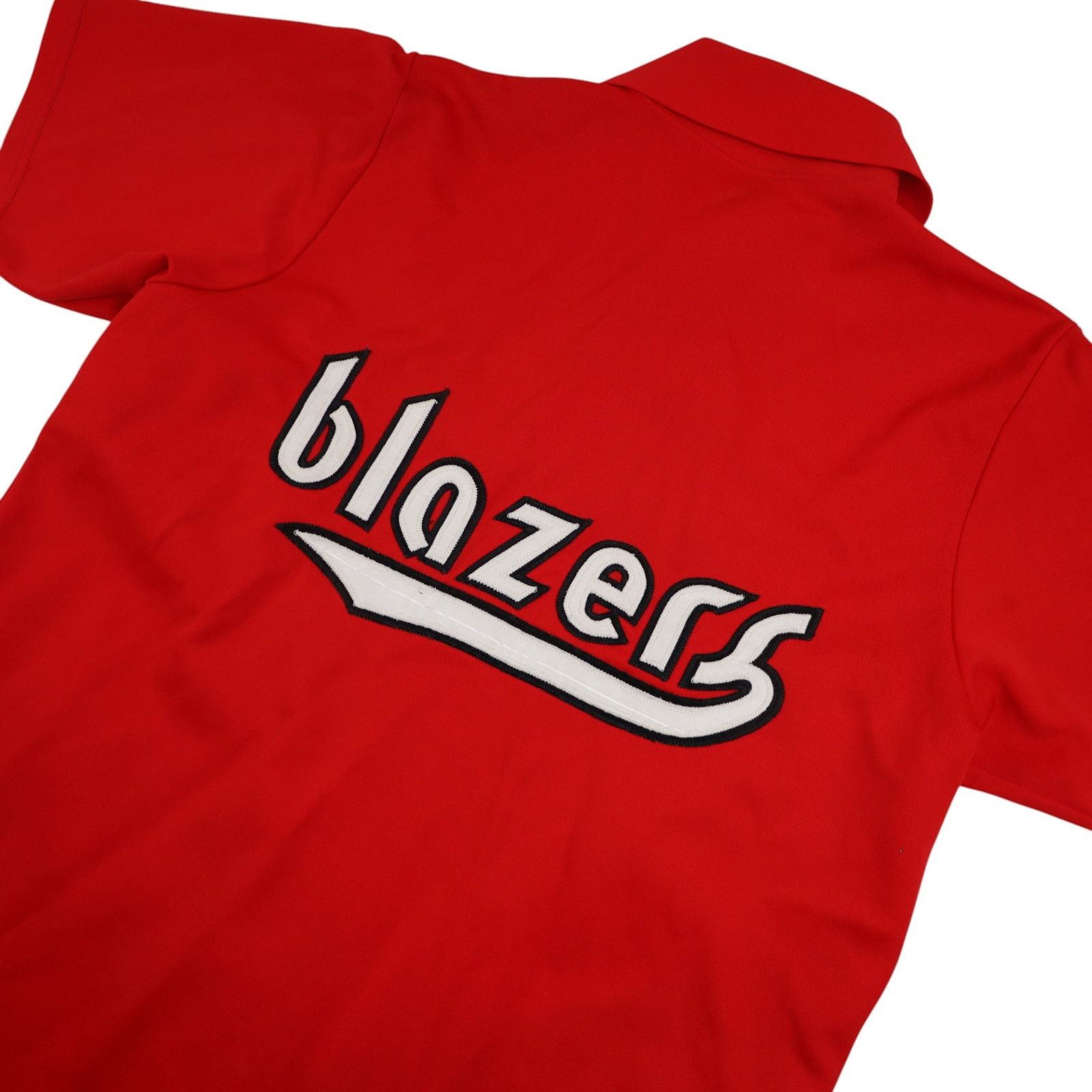 NBA × Vintage VTG Game Worn Medalist Sand Knit Portland Blazers Jersey Size US M / EU 48-50 / 2 - 17 Thumbnail