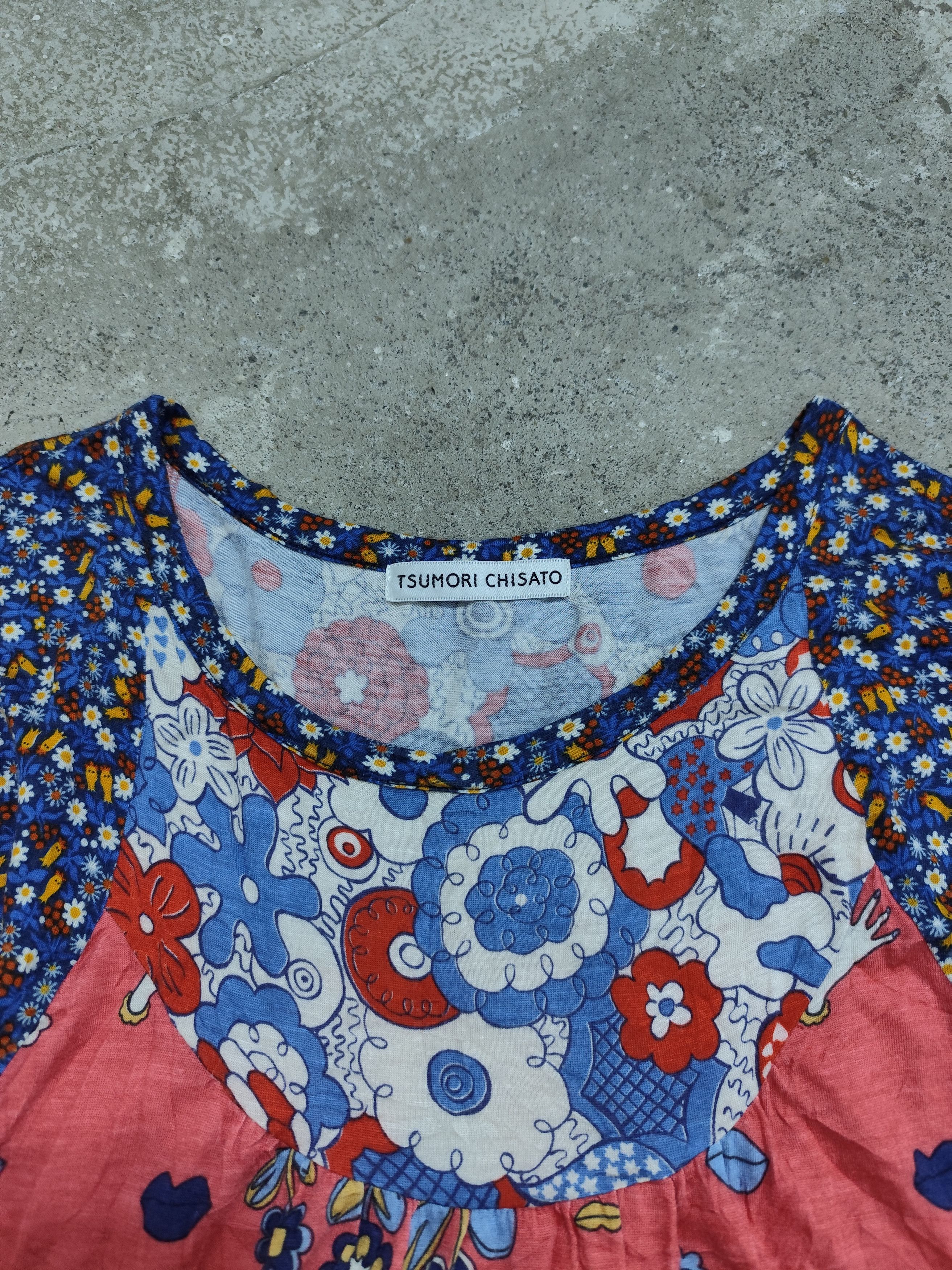 Issey Miyake Tsumori chisato spring collection longsleeve floral aop Size L / US 10 / IT 46 - 3 Thumbnail