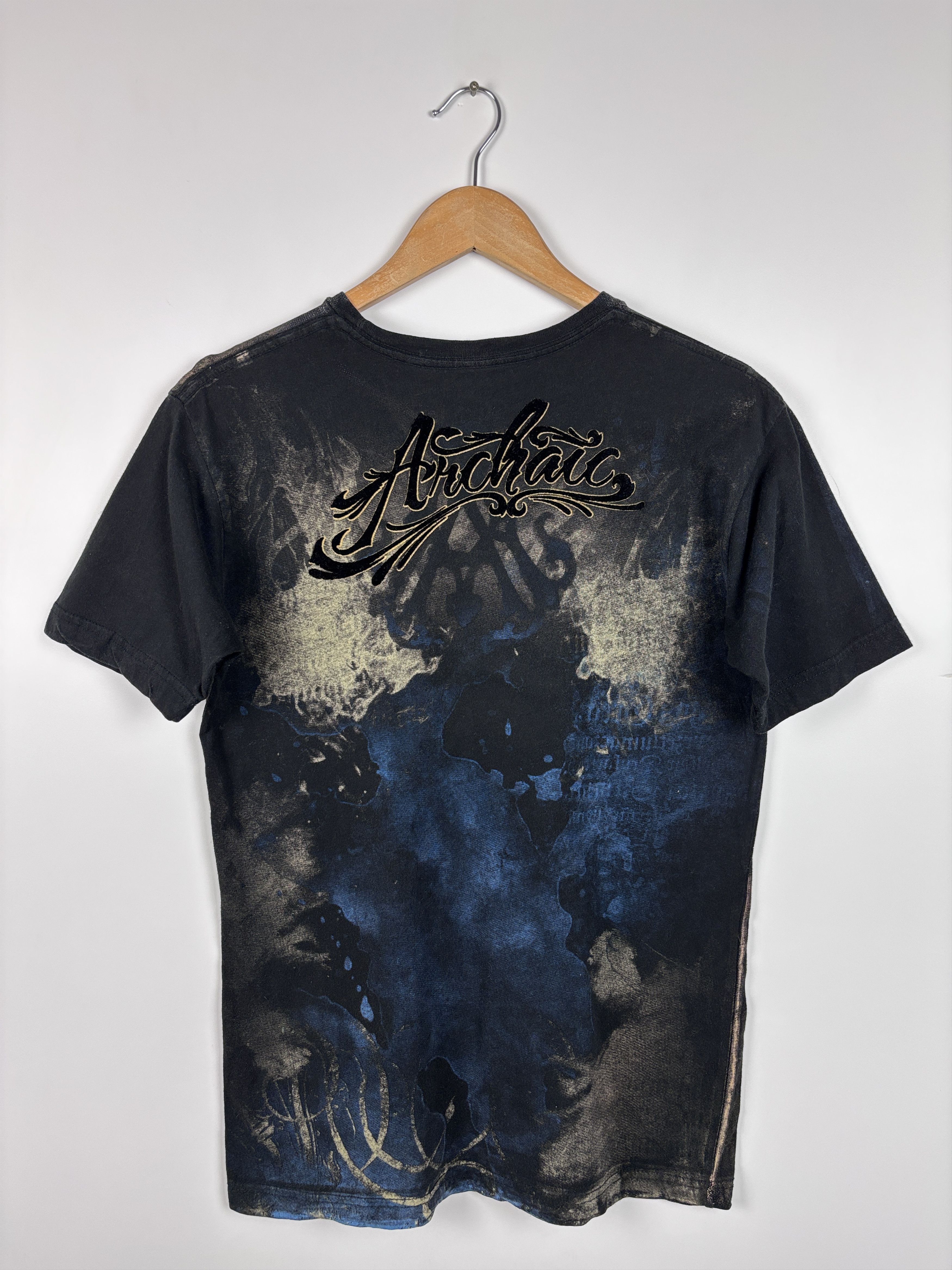 Affliction Womens Archaic by Affliction T-Shirt Black Blue Size S Size S / US 4 / IT 40 - 4 Thumbnail
