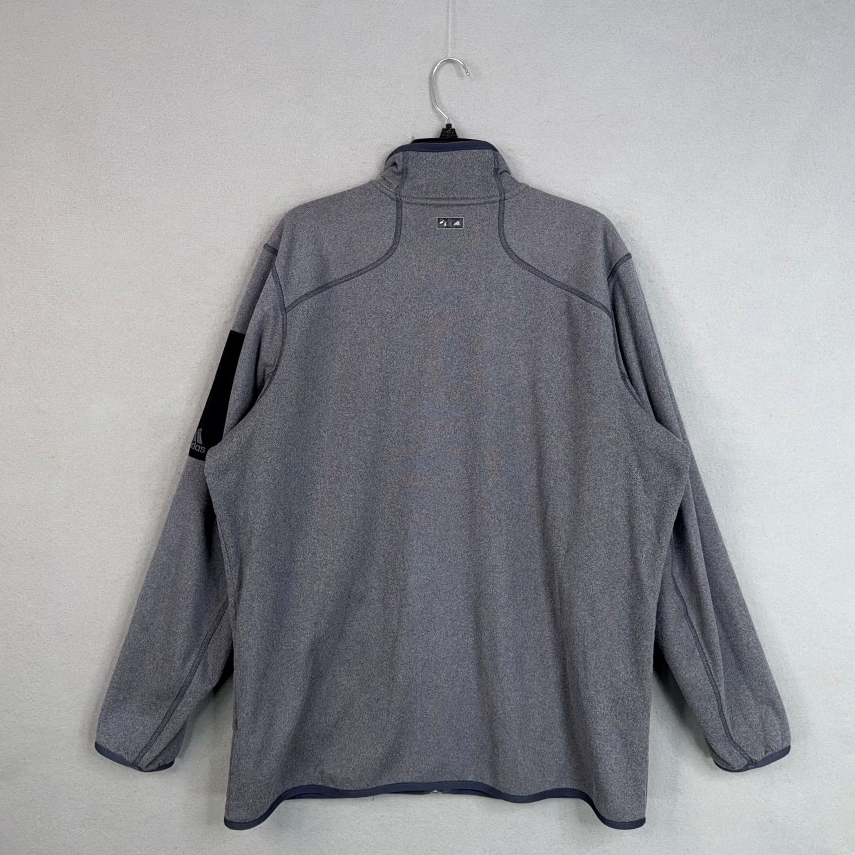 Adidas Adidas Outdoor Jacket Mens XL Gray Full Zip Lined Fleece Hiking Activewear Casual Size US XL / EU 56 / 4 - 7 Thumbnail