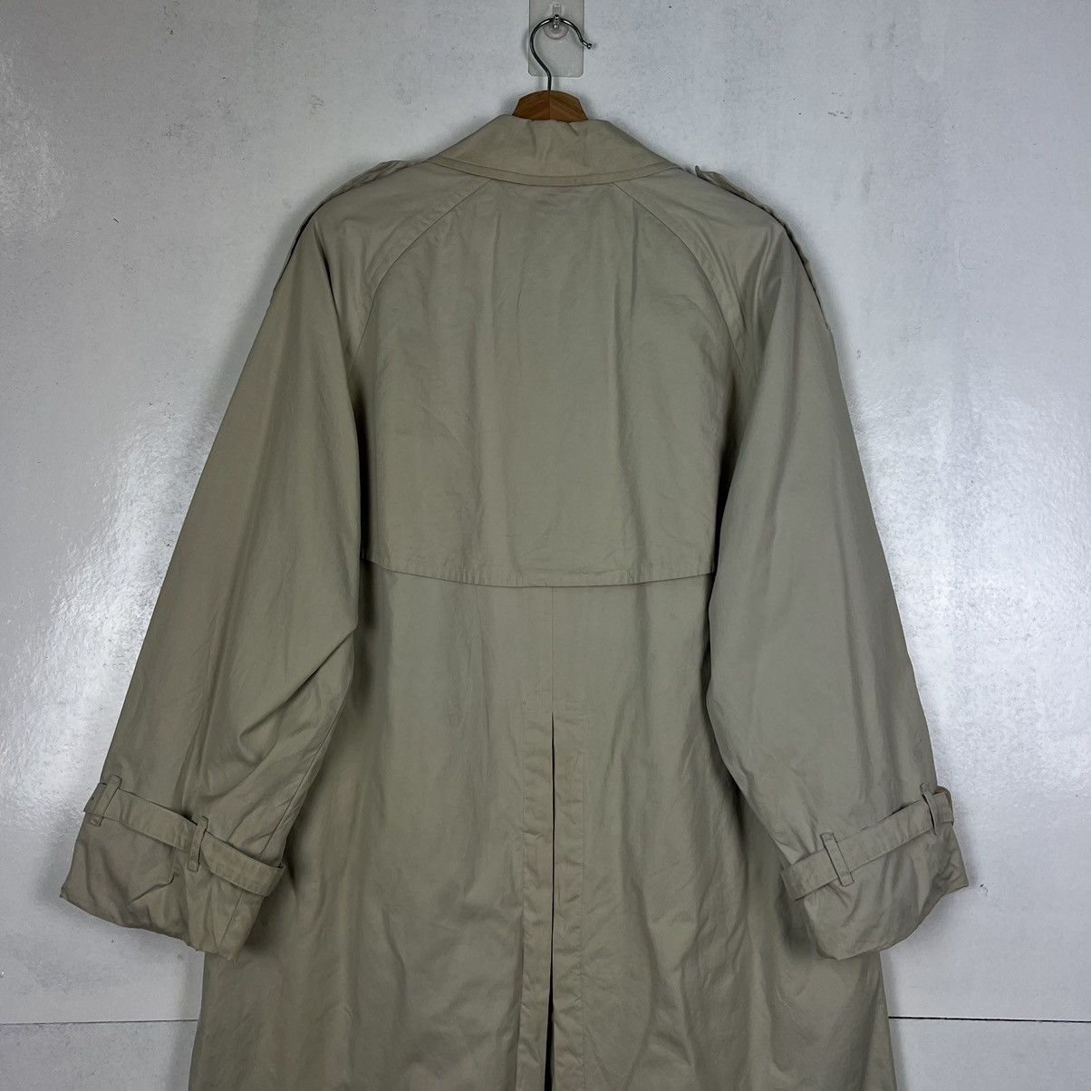 Burberry 🔥VINTAGE BURBERRYS LONG TRENCH COATS NOVA CHECK DESIGN Size US M / EU 48-50 / 2 - 7 Thumbnail