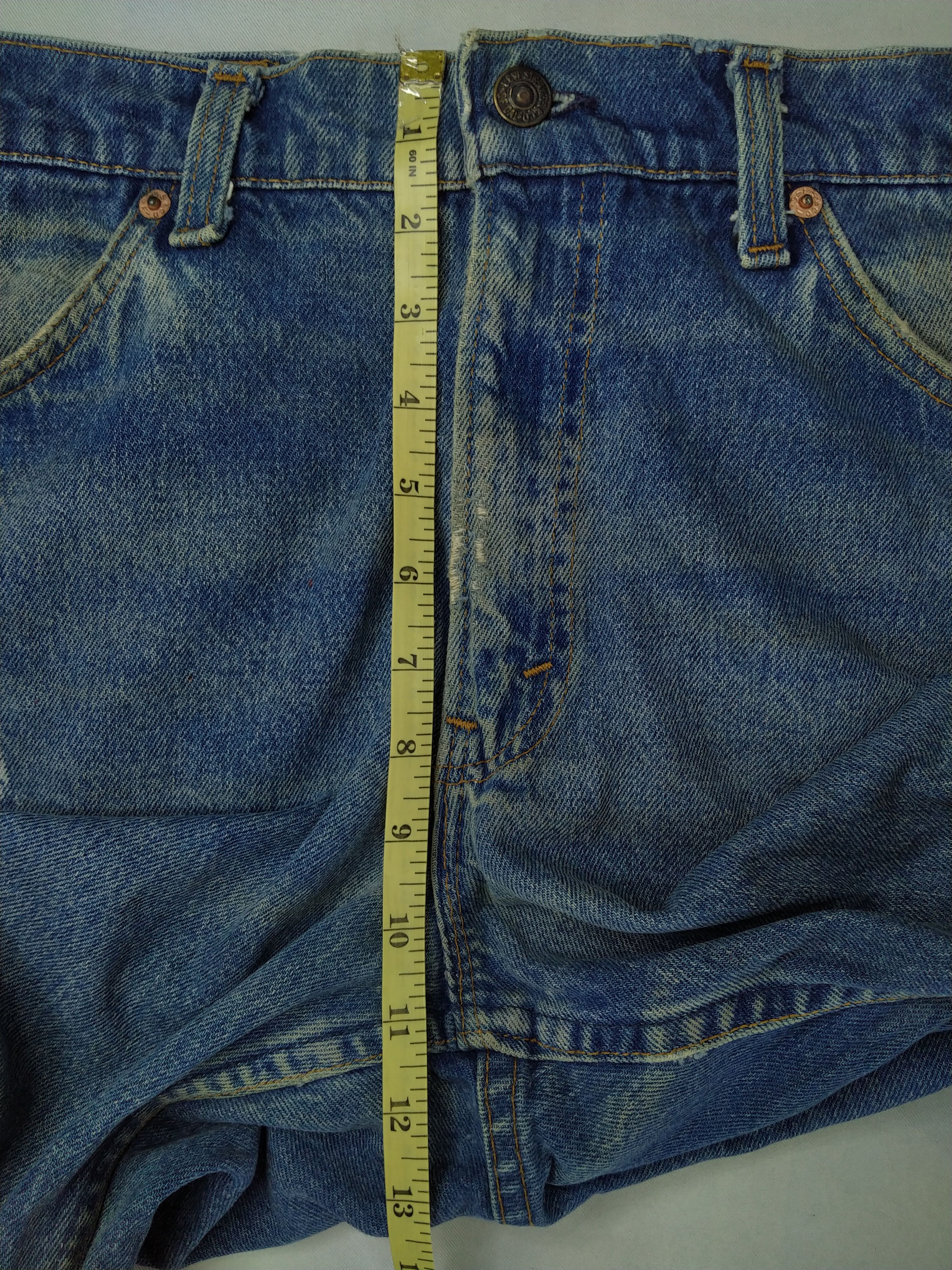 Levi's Distressed Vintage Levi's USA Denim 35x28.5 -JN278 Size US 35 - 6 Thumbnail