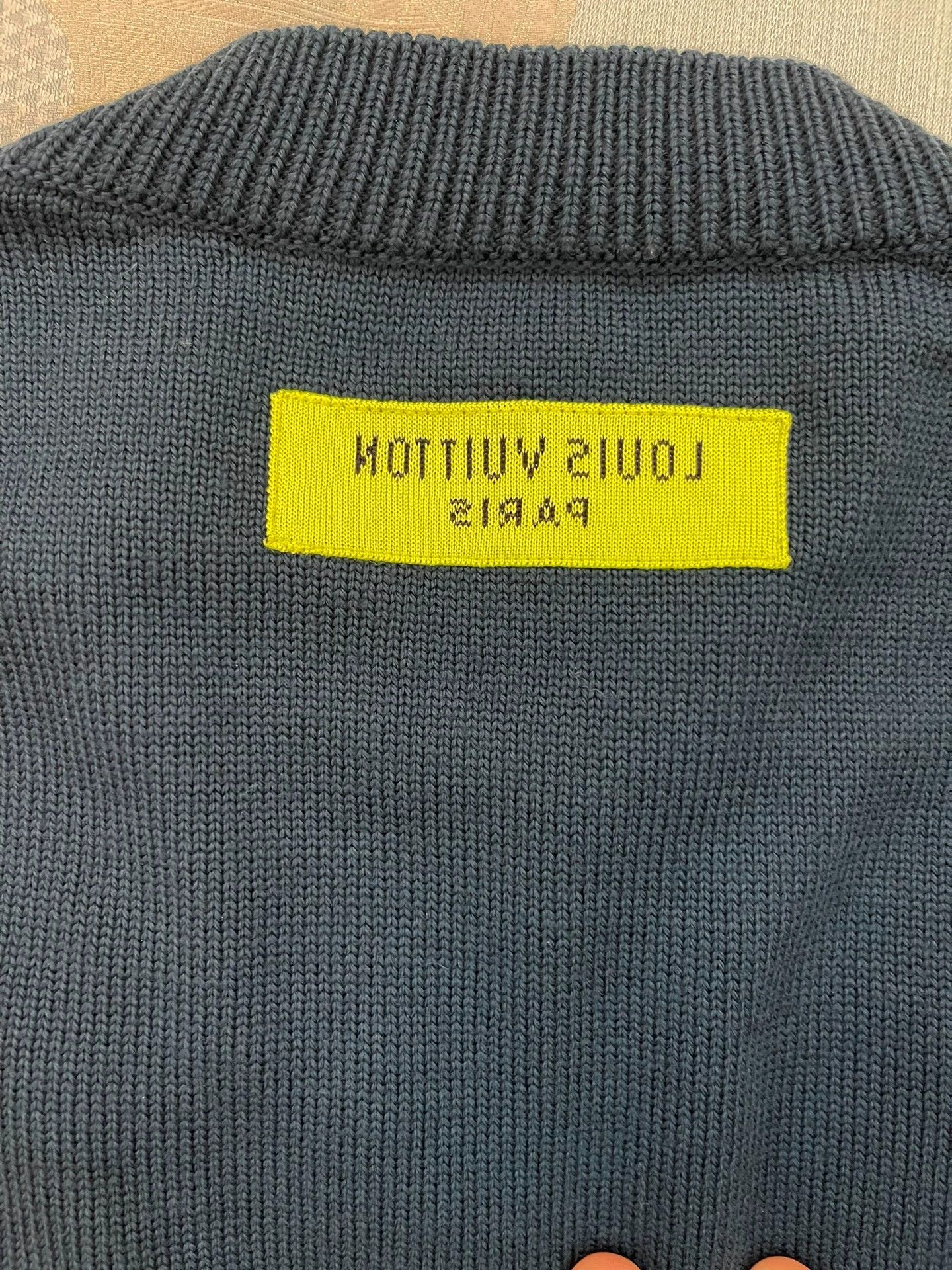 Louis Vuitton LV Knit Logo Wool Sweater Size L Size US L / EU 52-54 / 3 - 5 Thumbnail