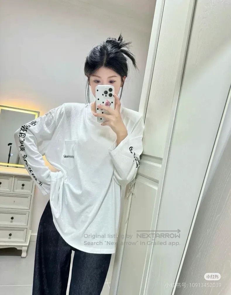 Chrome Hearts Chrome Hearts Size S White dark stripe long sleeve Size US S / EU 44-46 / 1 - 9 Thumbnail