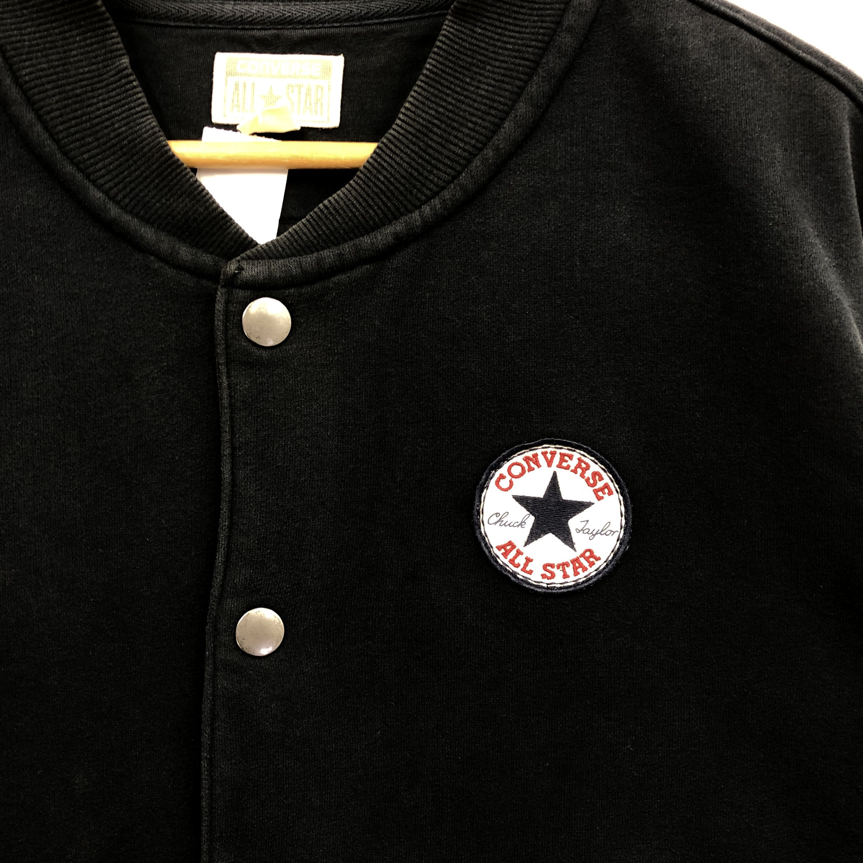 Converse × Vintage Vintage Converse Varsity Sweater All Star Button Sweatshirt Size US L / EU 52-54 / 3 - 4 Thumbnail