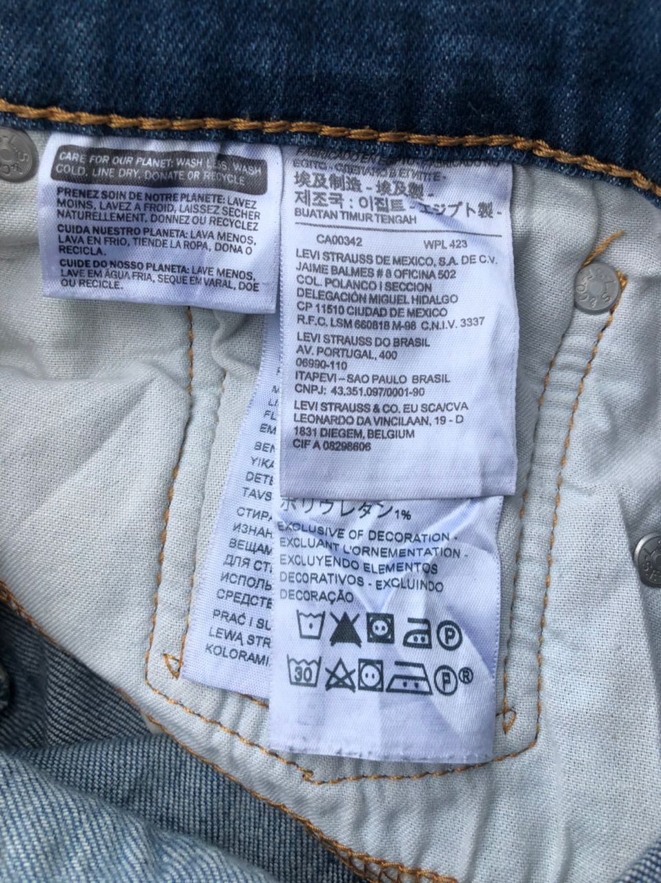 Levi's × Vintage Vintage Levi's 502 Denim Jeans Distressed Size US 31 - 4 Thumbnail