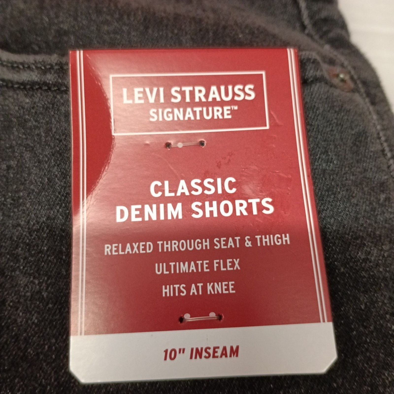 Levi's Levi Strauss Signature Denim Shorts Men's 44 Black Classic Size US 44 / EU 60 - 2 Thumbnail