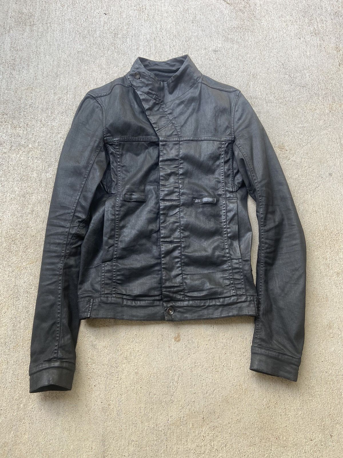 image of Rick Owens x Rick Owens Drkshdw Slave Jacket in Black, Men's (Size Small)