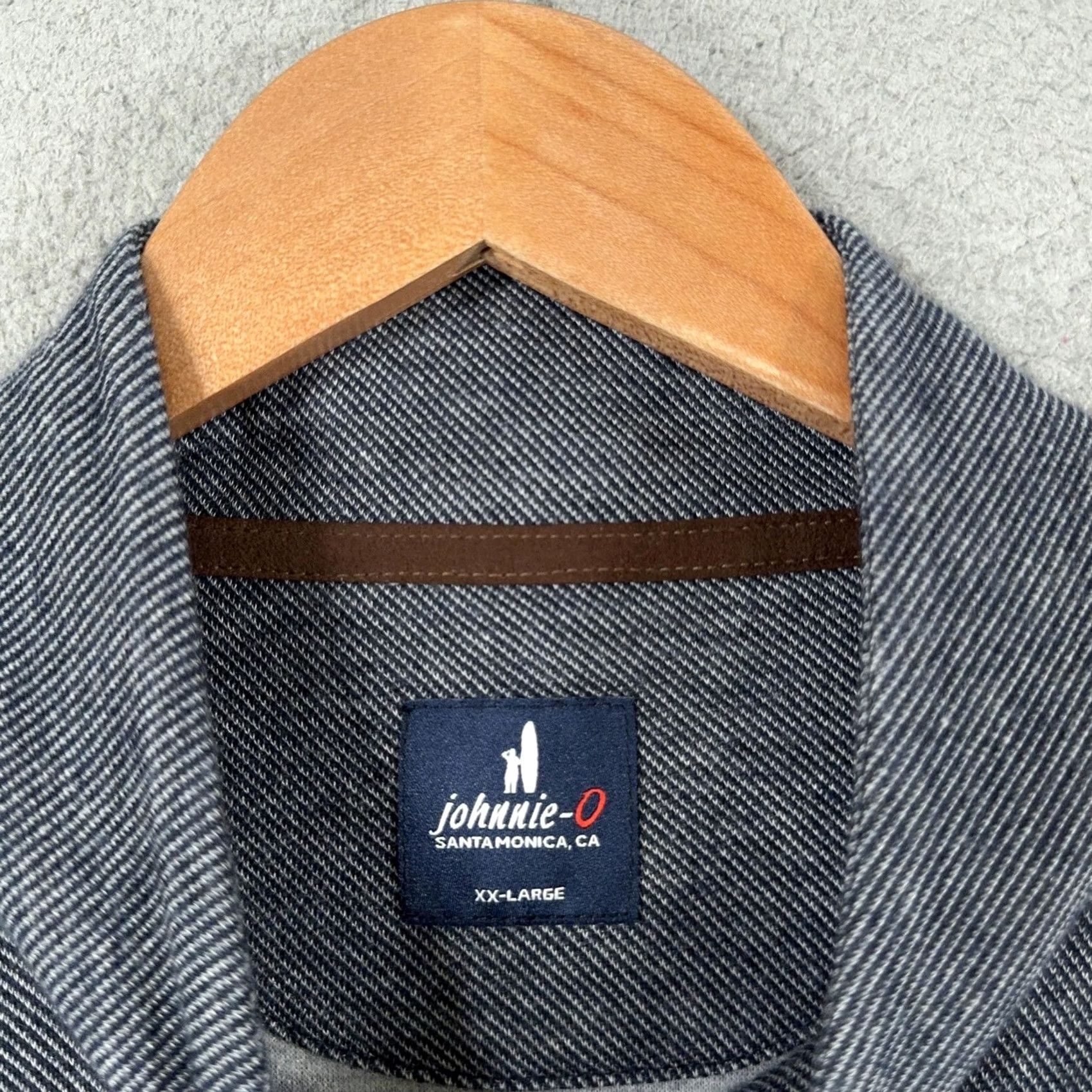 johnnie-O Johnnie-O Merino Wool Cashmere Sweater Mens 2XL Navy Mock Neck 1/4 Zip Pullover Size US XXL / EU 58 / 5 - 2 Thumbnail
