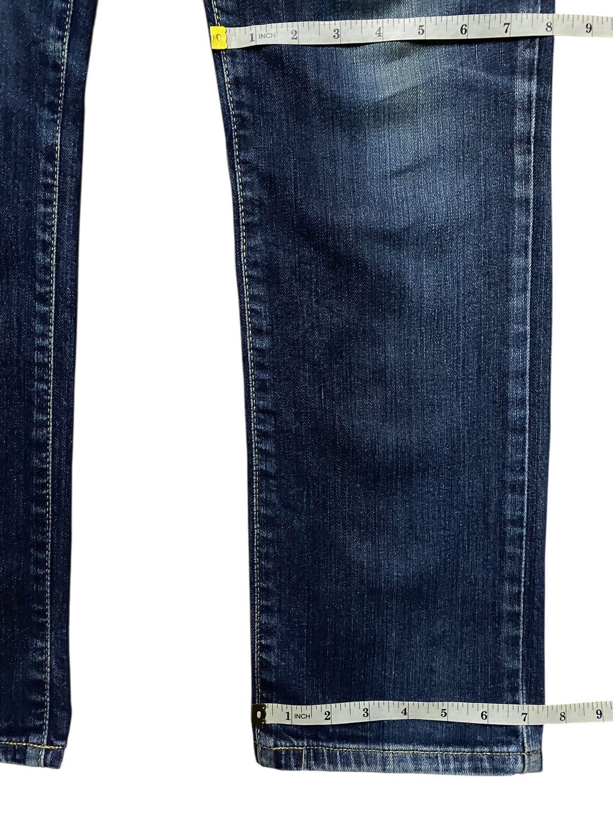 Edwin Vintage Japanese Brand Edwin Faded Wash Skinny Jeans Size US 35 - 13 Thumbnail