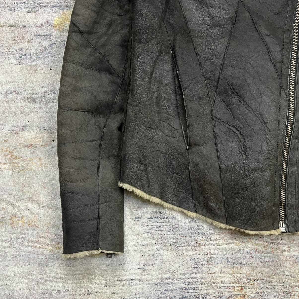 Helmut Lang Helmut lang asymmetric hooded shearling leather jacket Size M / US 6-8 / IT 42-44 - 13 Thumbnail