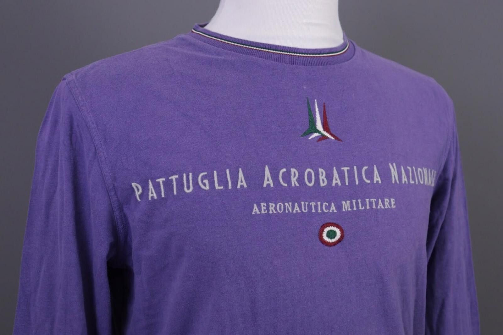 Aeronautica Militare Aeronautica Militare Purple Big Logo Pullover Sweater Size L Size US L / EU 52-54 / 3 - 8 Thumbnail
