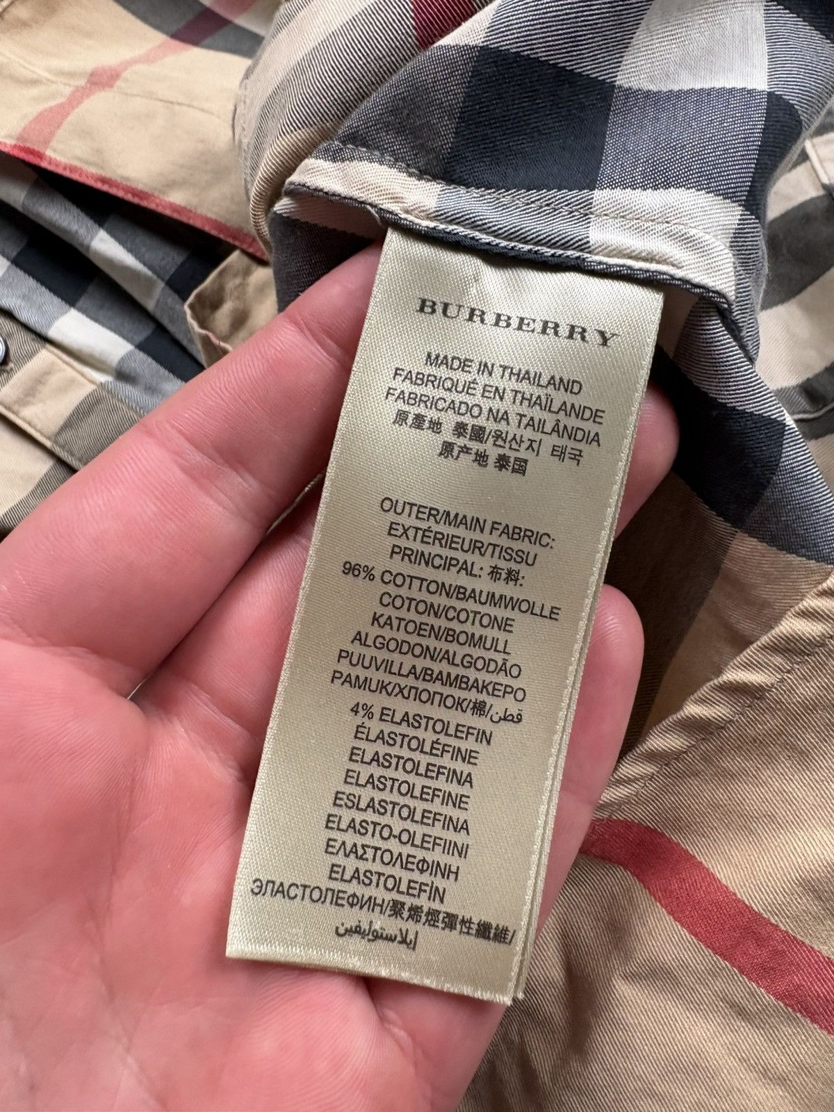 Burberry BURBERRY Brit Vintage Full Checkered Shirt Button Up Luxury Size US M / EU 48-50 / 2 - 8 Thumbnail
