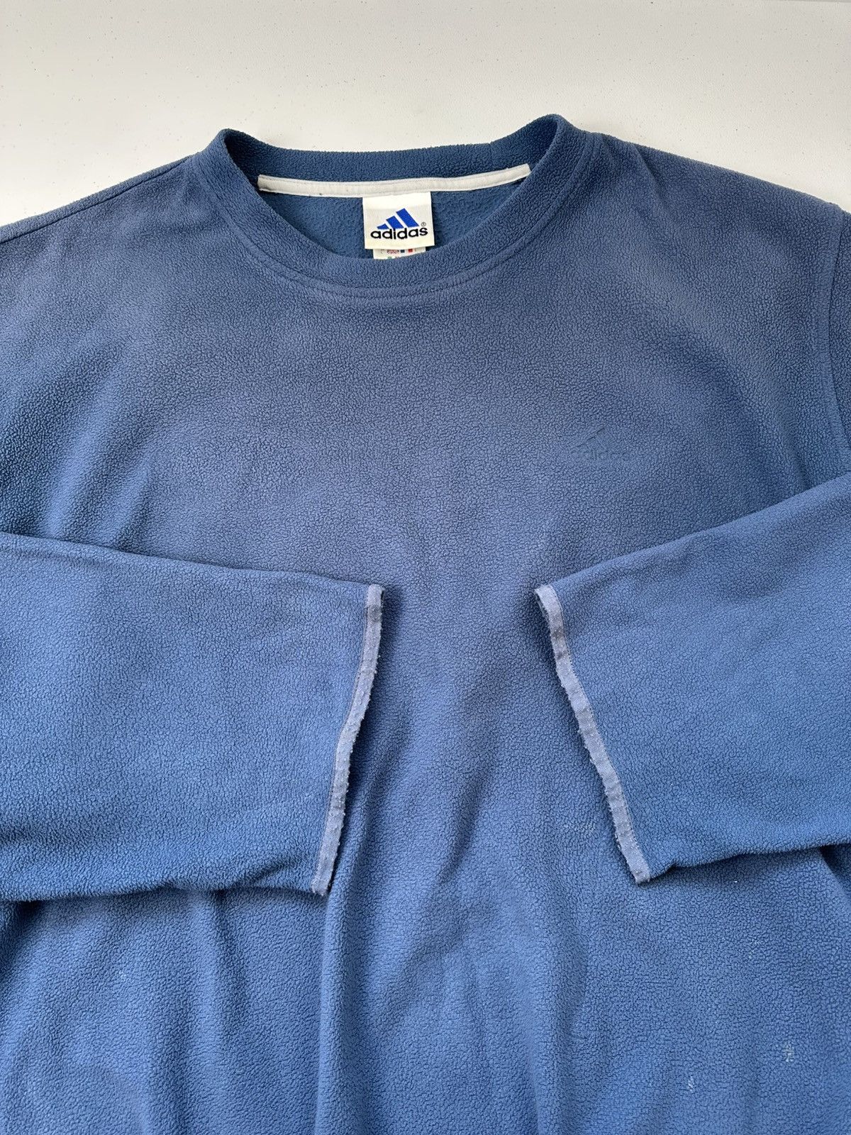 Adidas 90s Vintage Adidas Fleece Sweater Size US L / EU 52-54 / 3 - 8 Thumbnail
