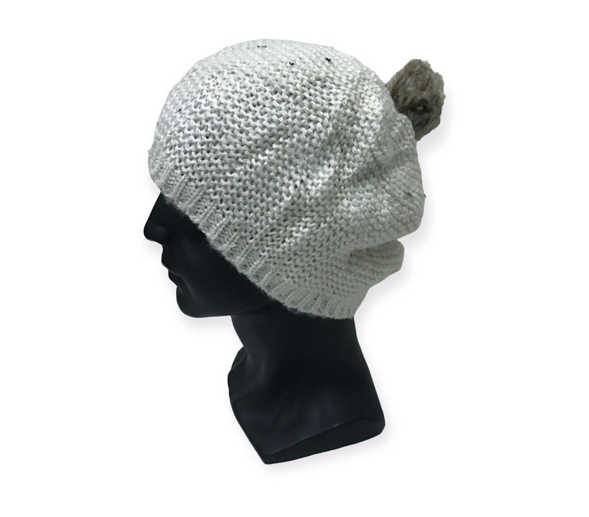 image of H&m Plain Beanie Hat in White, Men's