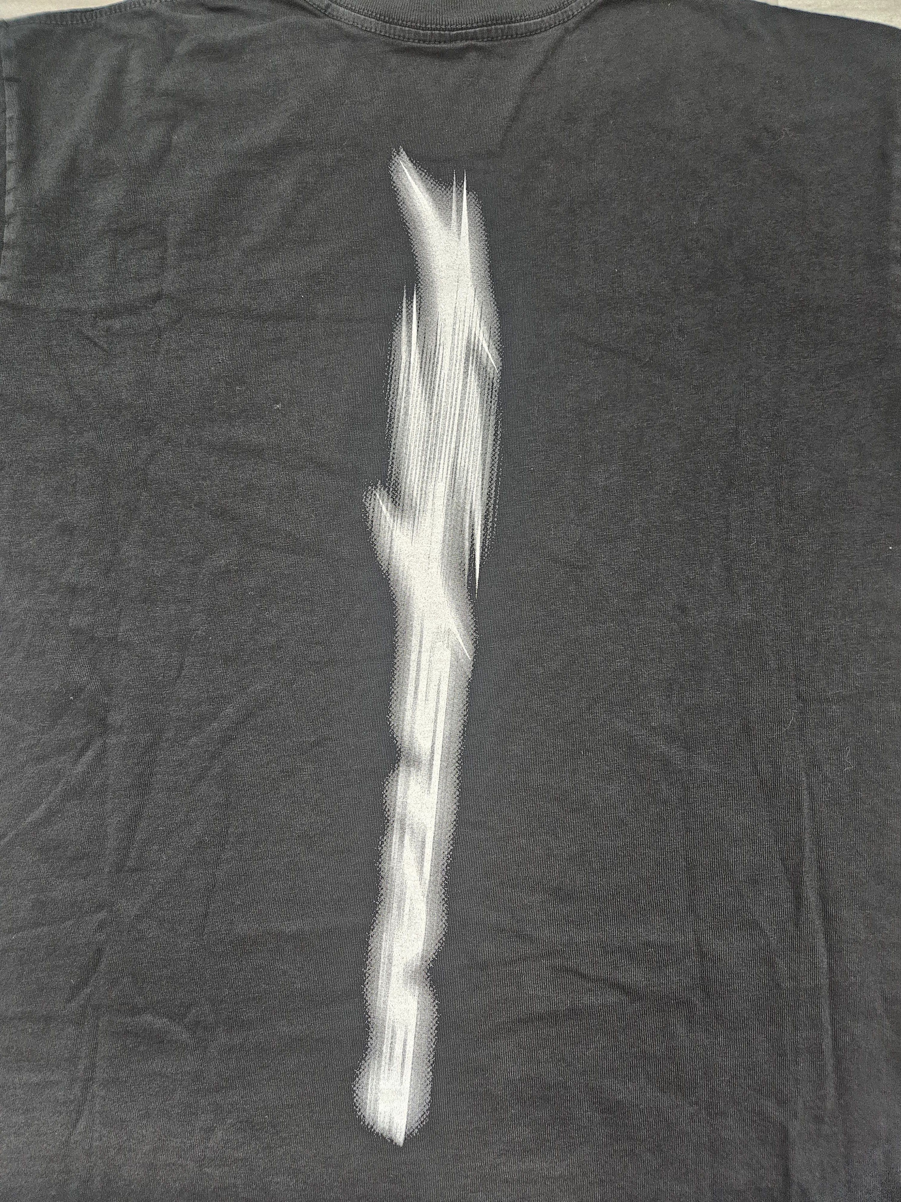 HELLSTAR SAMPLE PROTO H Star Black & White Blur Logo Black T Shirt Size US M / EU 48-50 / 2 - 5 Thumbnail