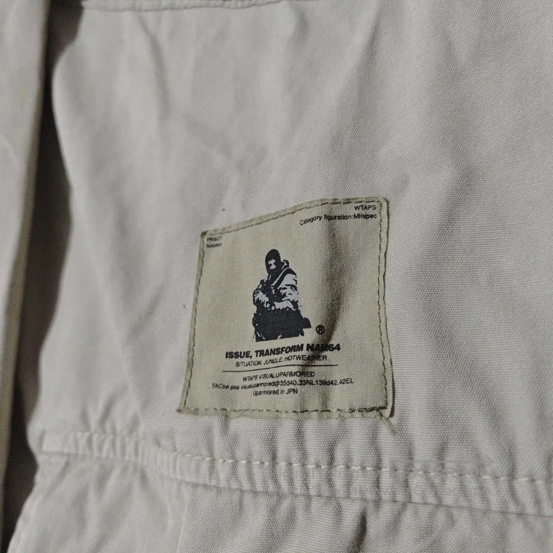 Wtaps Wtaps 00ss First Gen White Bone Jacket. Size US XL / EU 56 / 4 - 7 Thumbnail