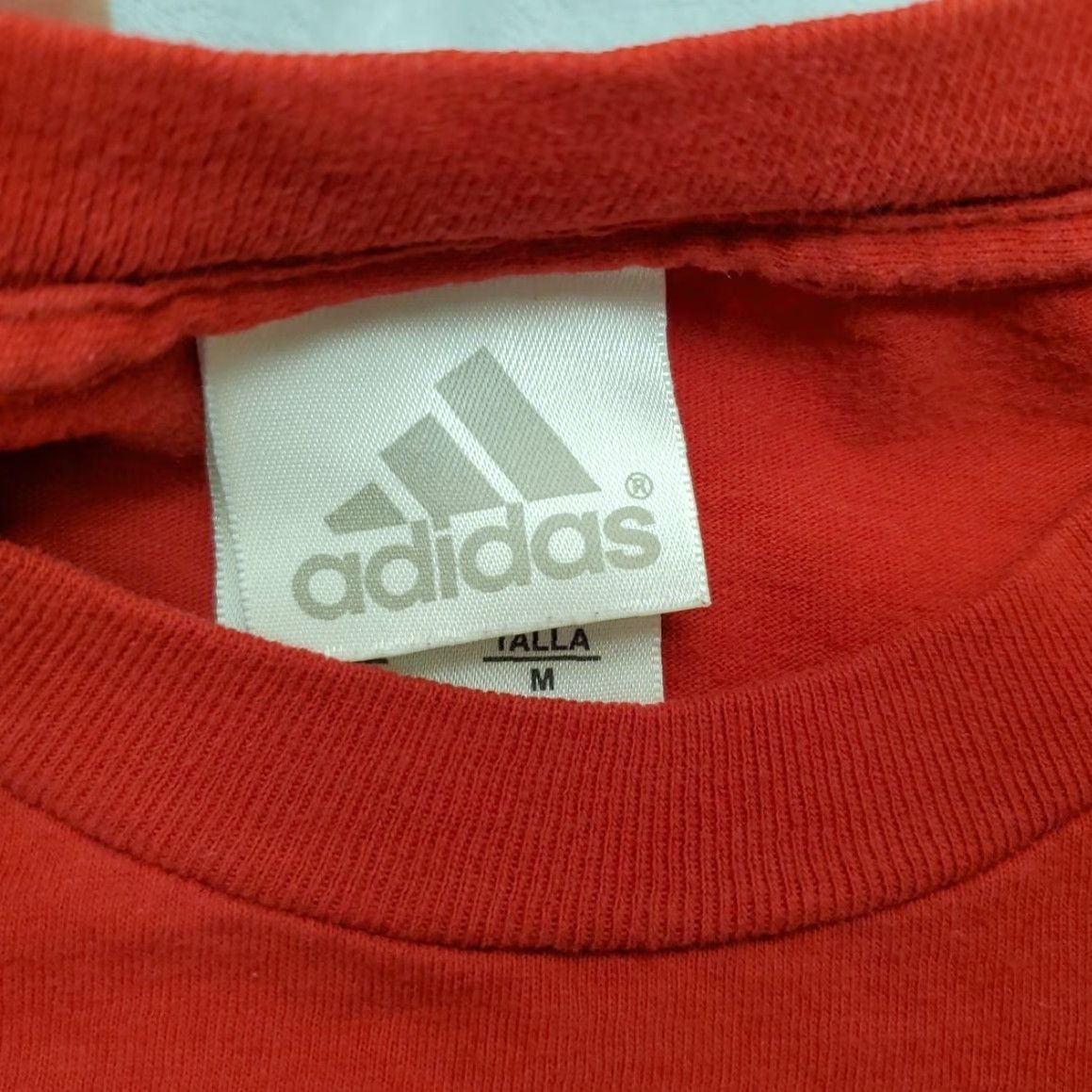 Adidas VINTAGE Adidas Shirt Mens M Red Logo Short Sleeve Cotton Casual Sports Y2k Size US M / EU 48-50 / 2 - 3 Thumbnail