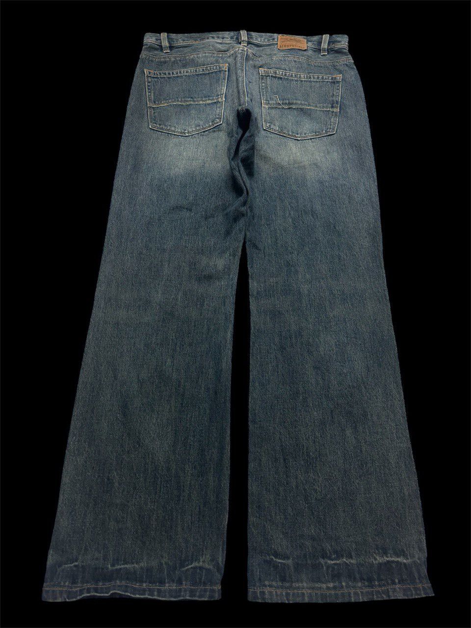 Japanese Brand × Vintage FLARED 90s Style Benton Original Boot Mudwash Sick Jeans Size US 36 / EU 52 - 2 Thumbnail