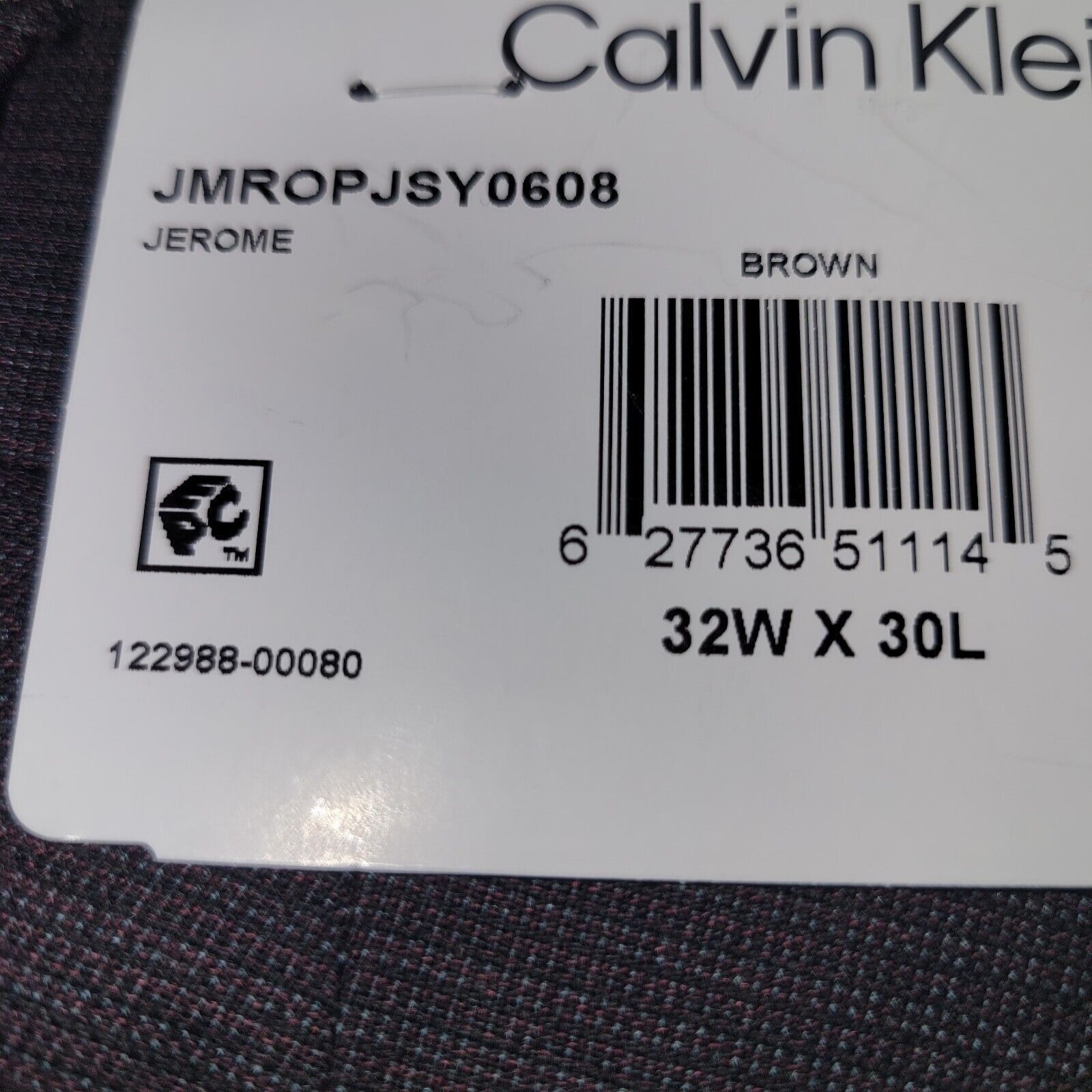 Calvin Klein Men's Calvin Klein Slim Fit Dress Pants. Size 32/30. New Wi Size US 32 / EU 48 - 5 Thumbnail
