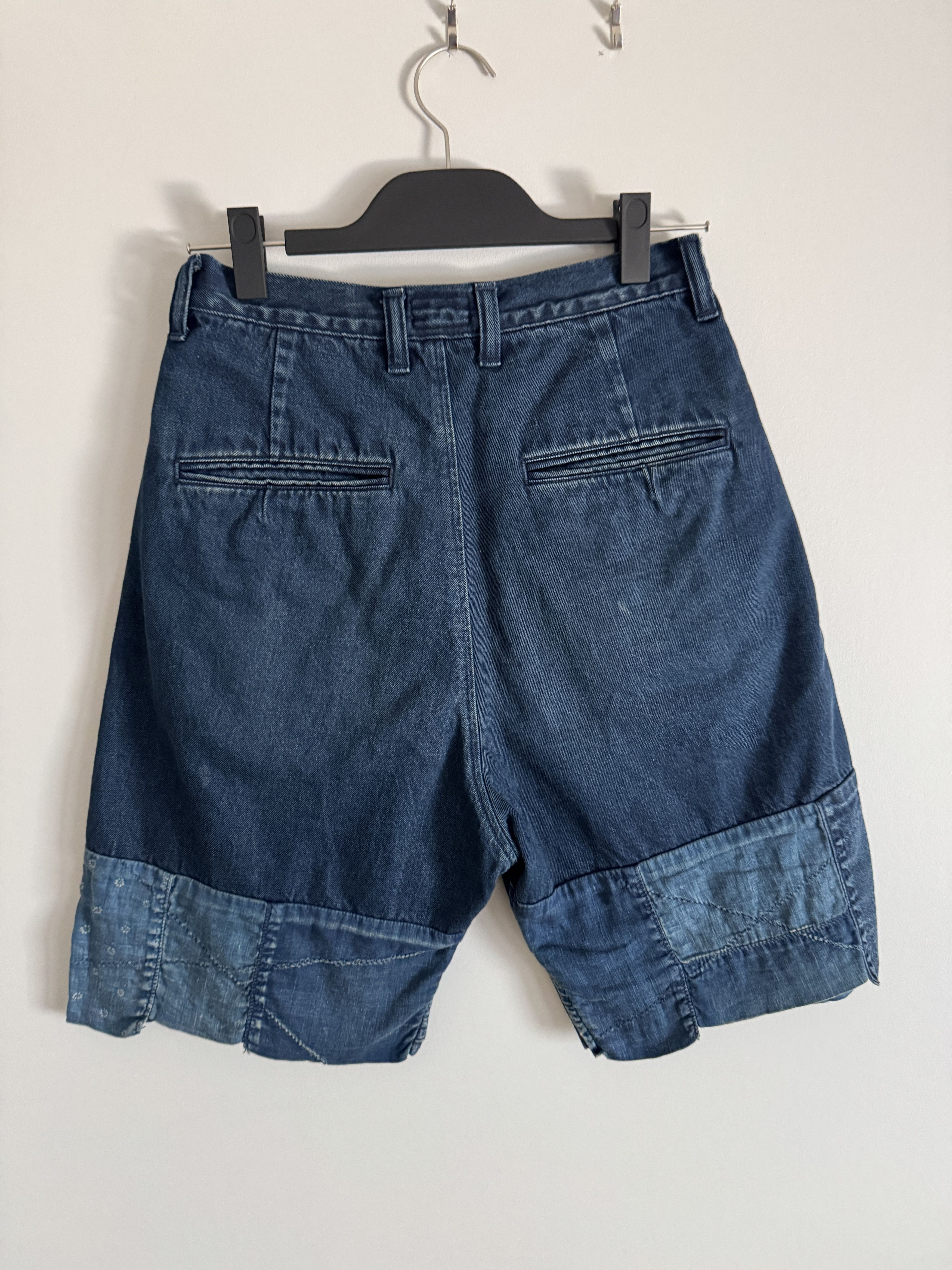 Kapital KAPITAL 10 OZ INDIGO DENIM SHORTS HUTELIMAKE REMAKE SIZE 2 Size US 30 / EU 46 - 17 Thumbnail