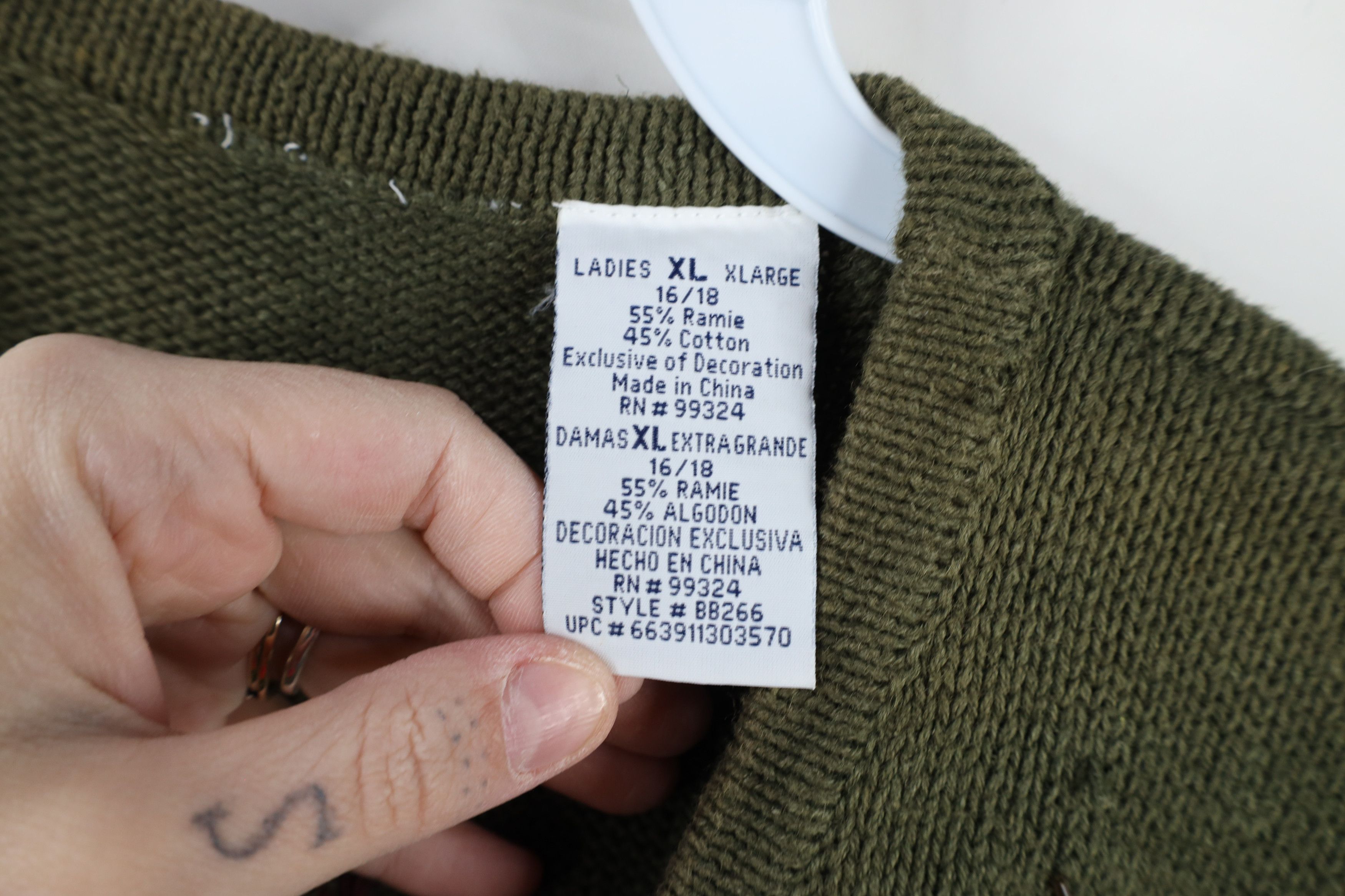 Vintage Vintage 90s Streetwear Flower Knit Cardigan Sweater Vest Size XL / US 12-14 / IT 48-50 - 11 Thumbnail