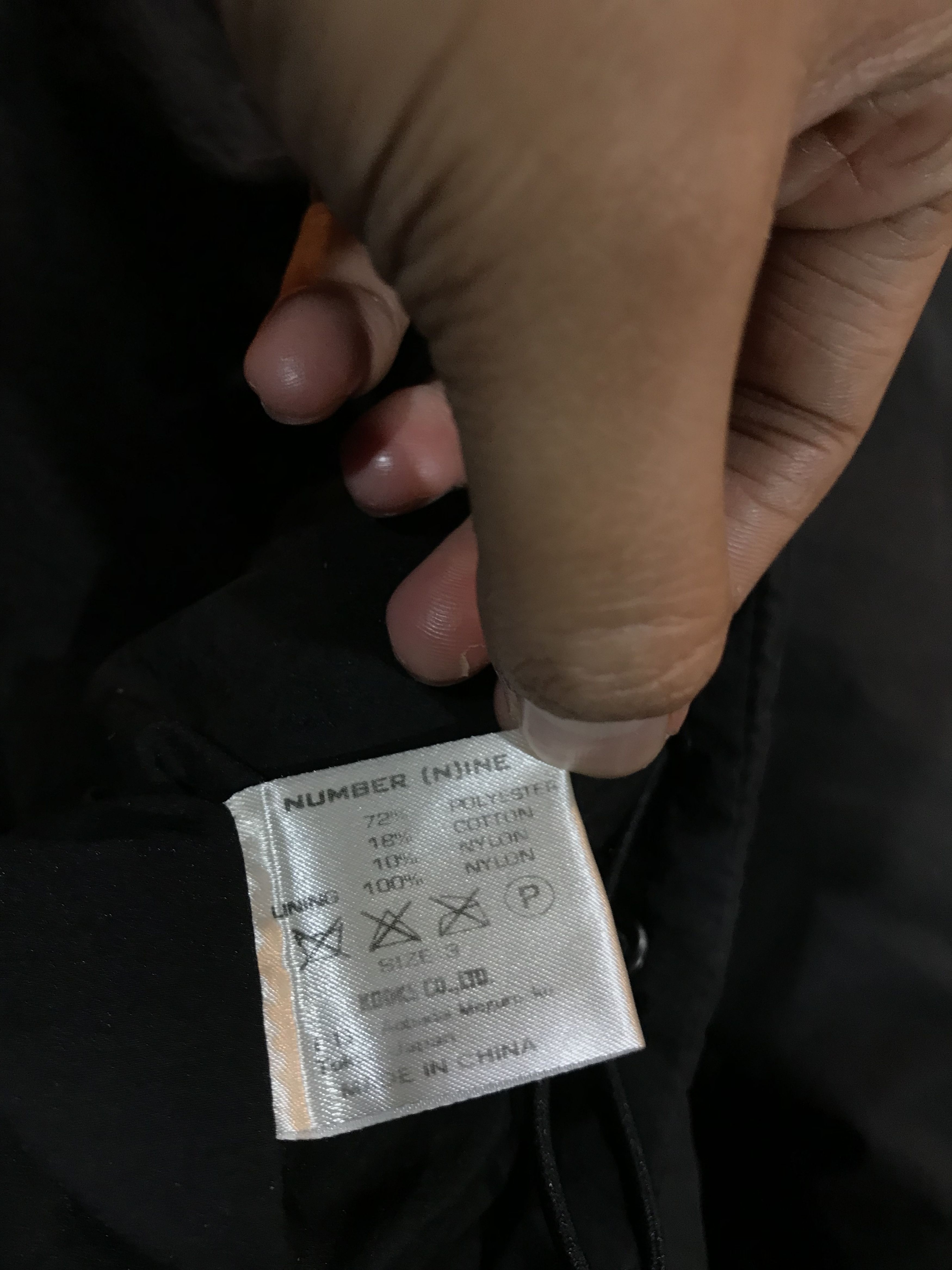 Number (N)ine Number Nine Black Puffer Hoodie Jacket Size US L / EU 52-54 / 3 - 9 Thumbnail