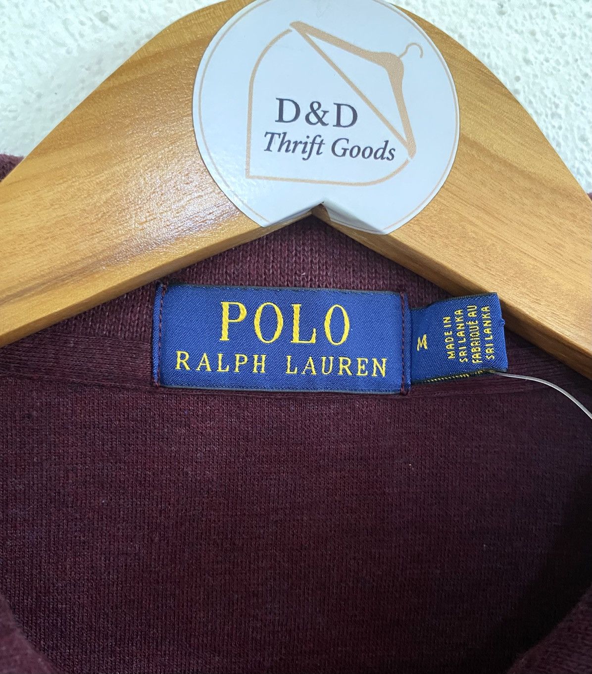 Polo Ralph Lauren Polo Ralph Lauren Quarter-Zip Sweatshirt — Wine Size US M / EU 48-50 / 2 - 4 Thumbnail