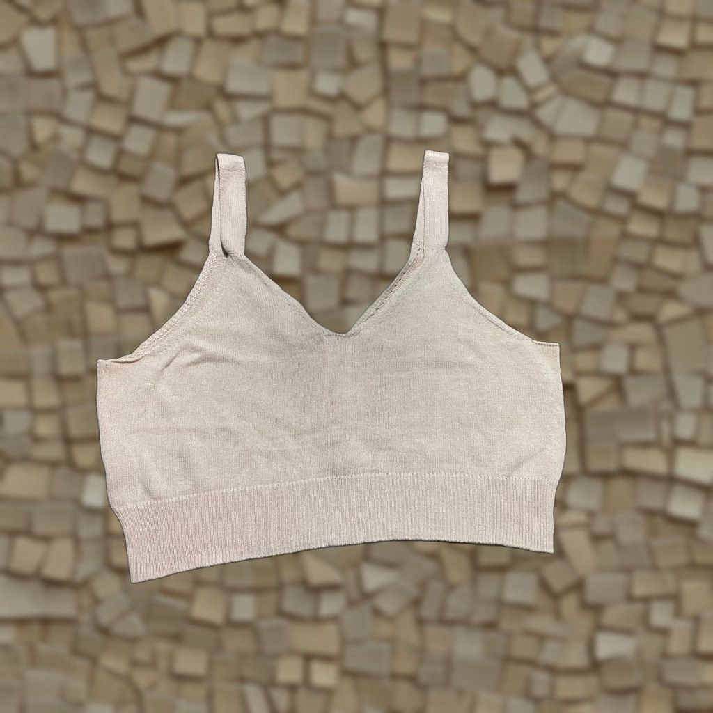 Vintage BP Tank Top Women's XL Pink Crop Top Sleeveless V-Neck Pullover Cropped Tank Casual Modern 90s? Wait, no new info. Size XL / US 12-14 / IT 48-50 - 1 Thumbnail