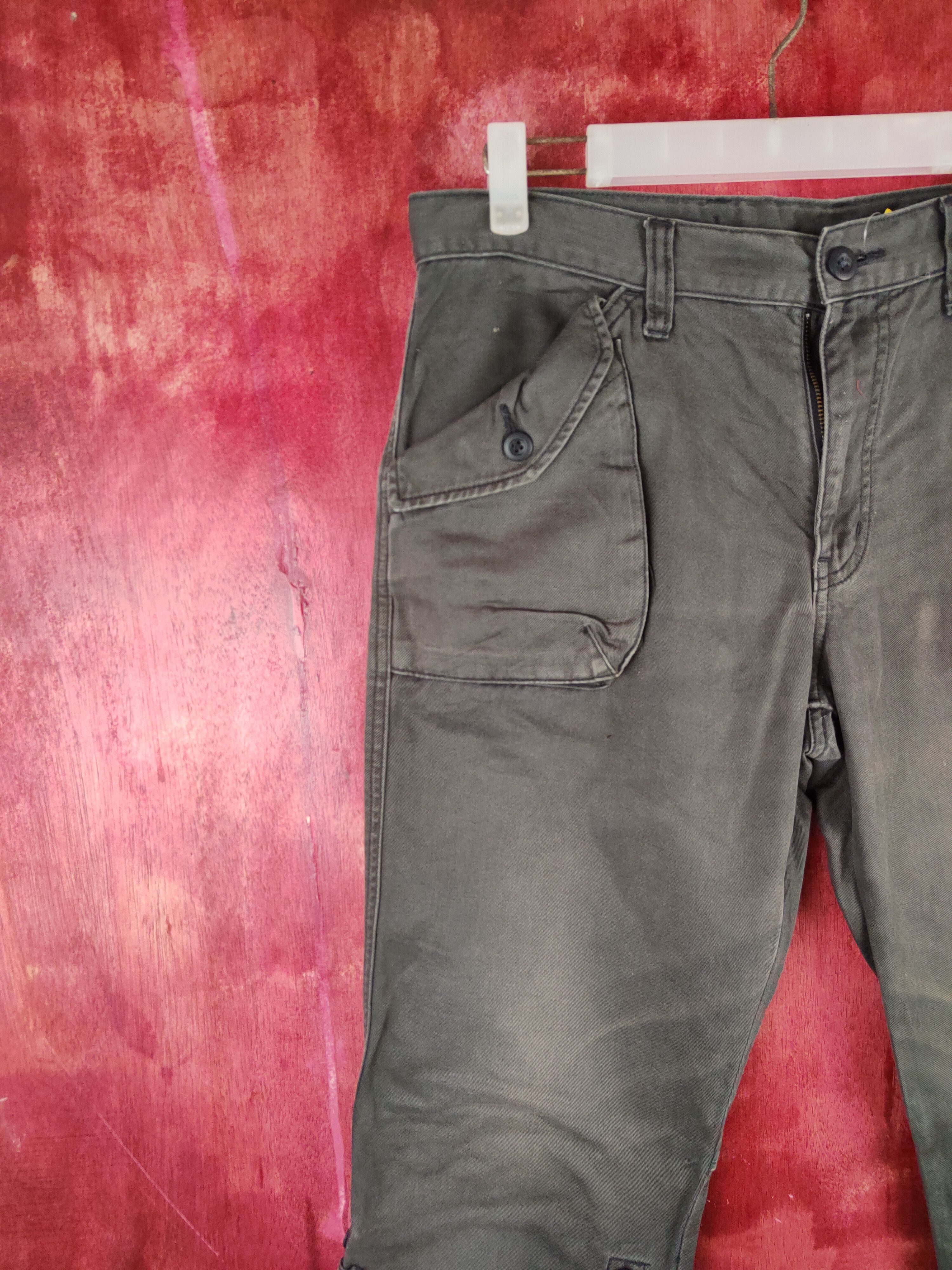 Japanese Brand × Uniqlo Uniqlo Dark Brown Multipocket Casual Pants #S1474 Size US 32 / EU 48 - 3 Thumbnail
