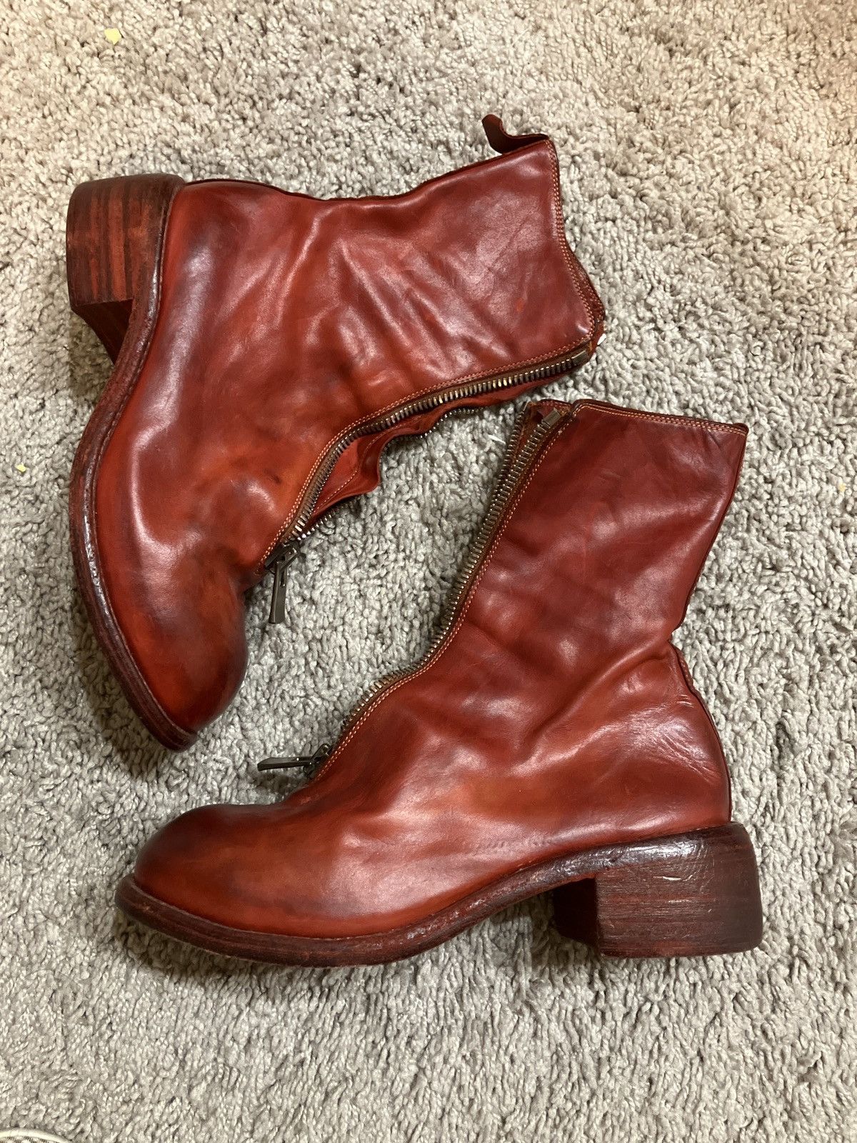 Guidi Red Guidi PL2 Size US 8 / IT 38 - 1 Thumbnail