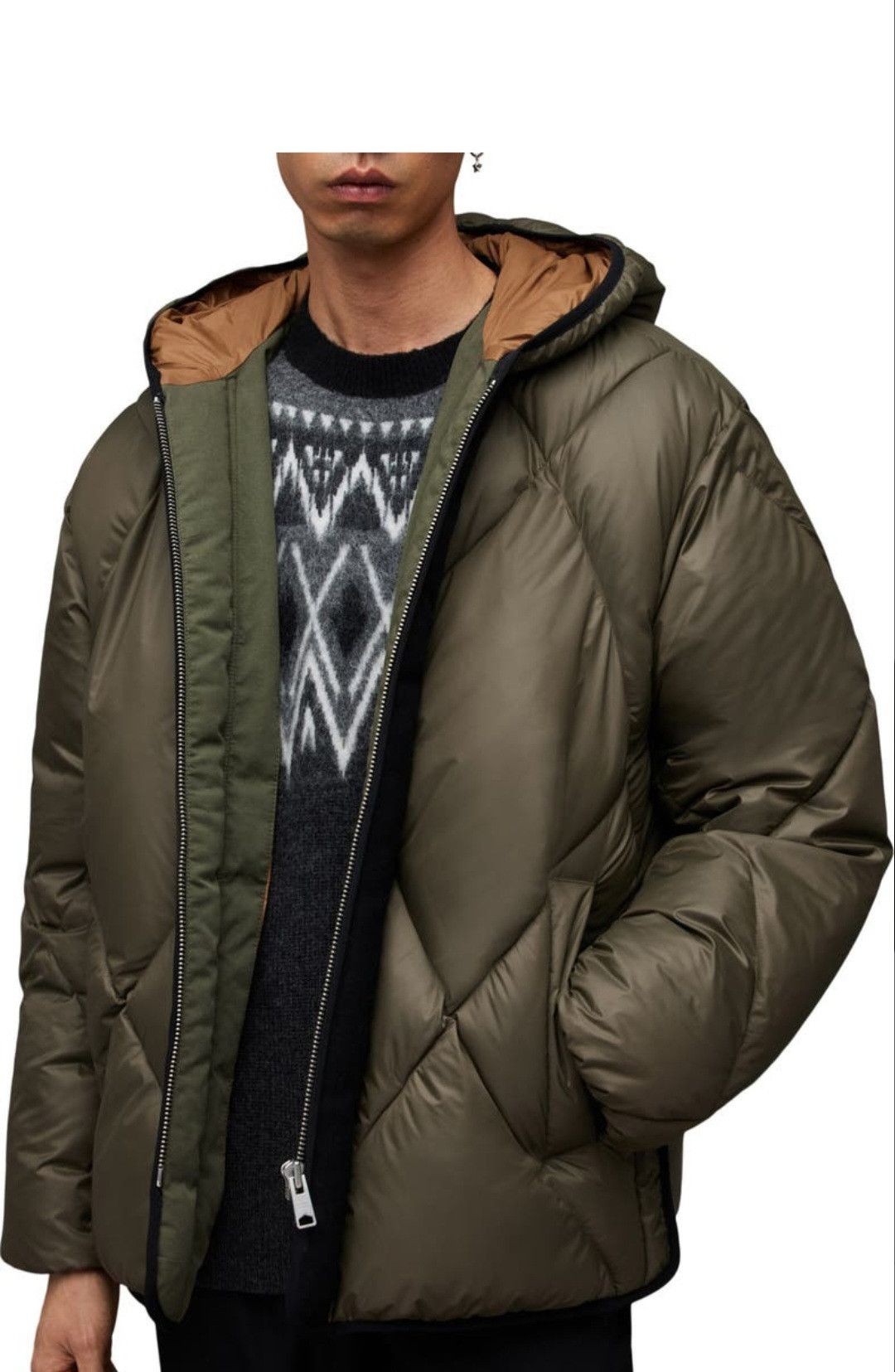 Allsaints ALLSAINTS Pegasis Quilted Relaxed Fit Puffer Coat sz Small Size US S / EU 44-46 / 1 - 1 Thumbnail