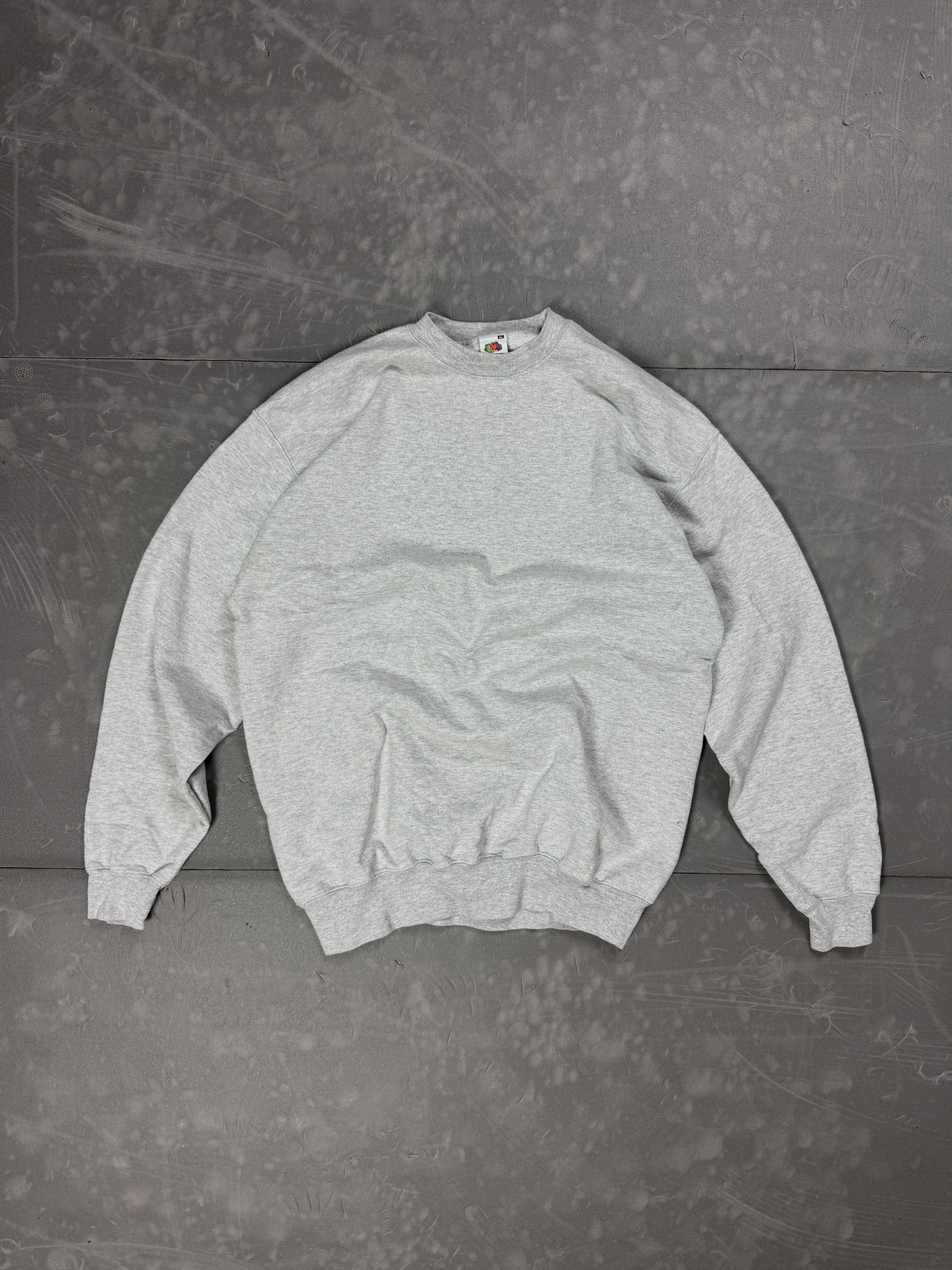 Fruit Of The Loom × Vintage Vintage Fruit Of The Loom FOTL 90s boxy blank crewneck Size US XL / EU 56 / 4 - 1 Thumbnail