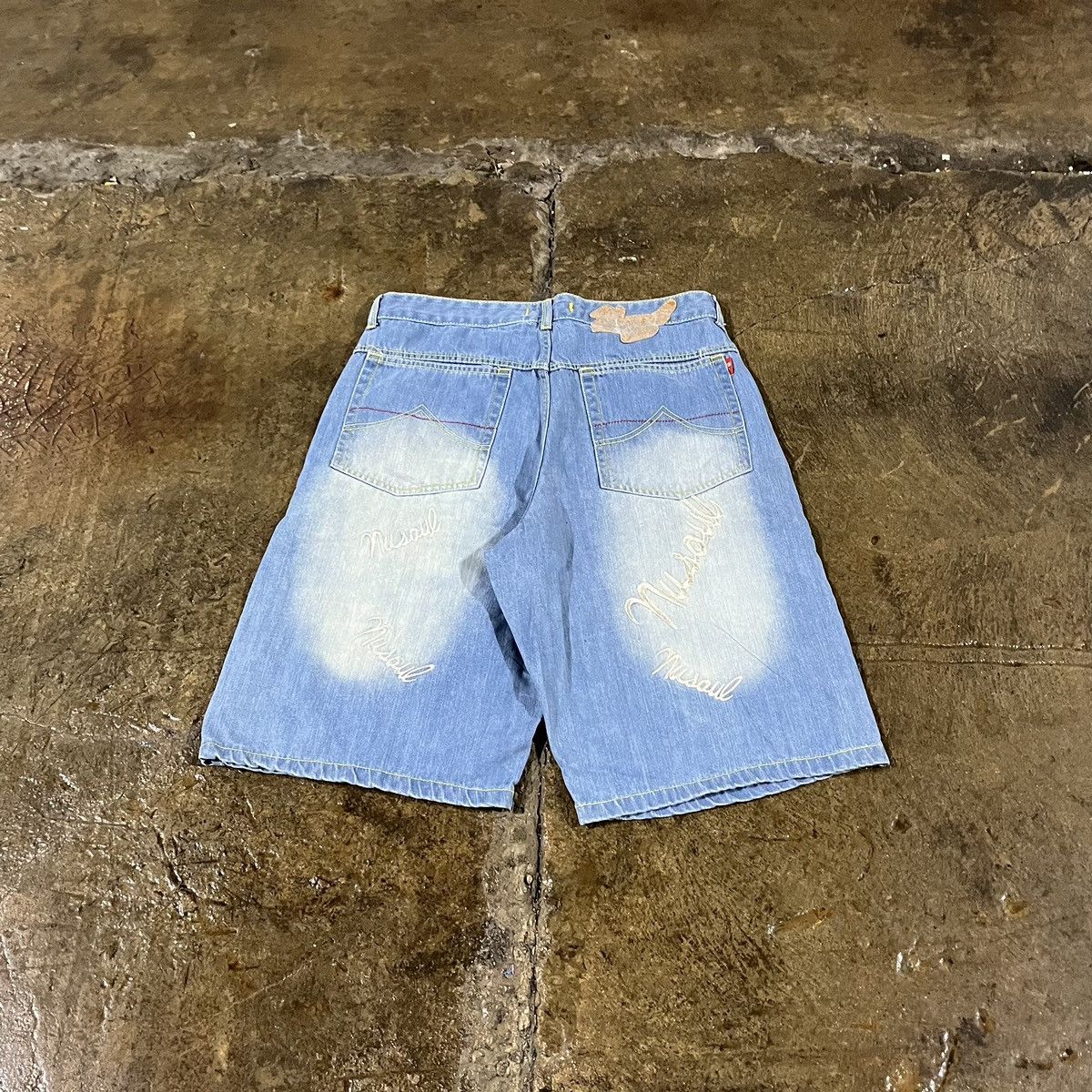 JNCO × Southpole × Vintage Crazy Vintage Y2K Baggy Jorts Faded Grunge Skater Shorts Size US 36 / EU 52 - 1 Thumbnail