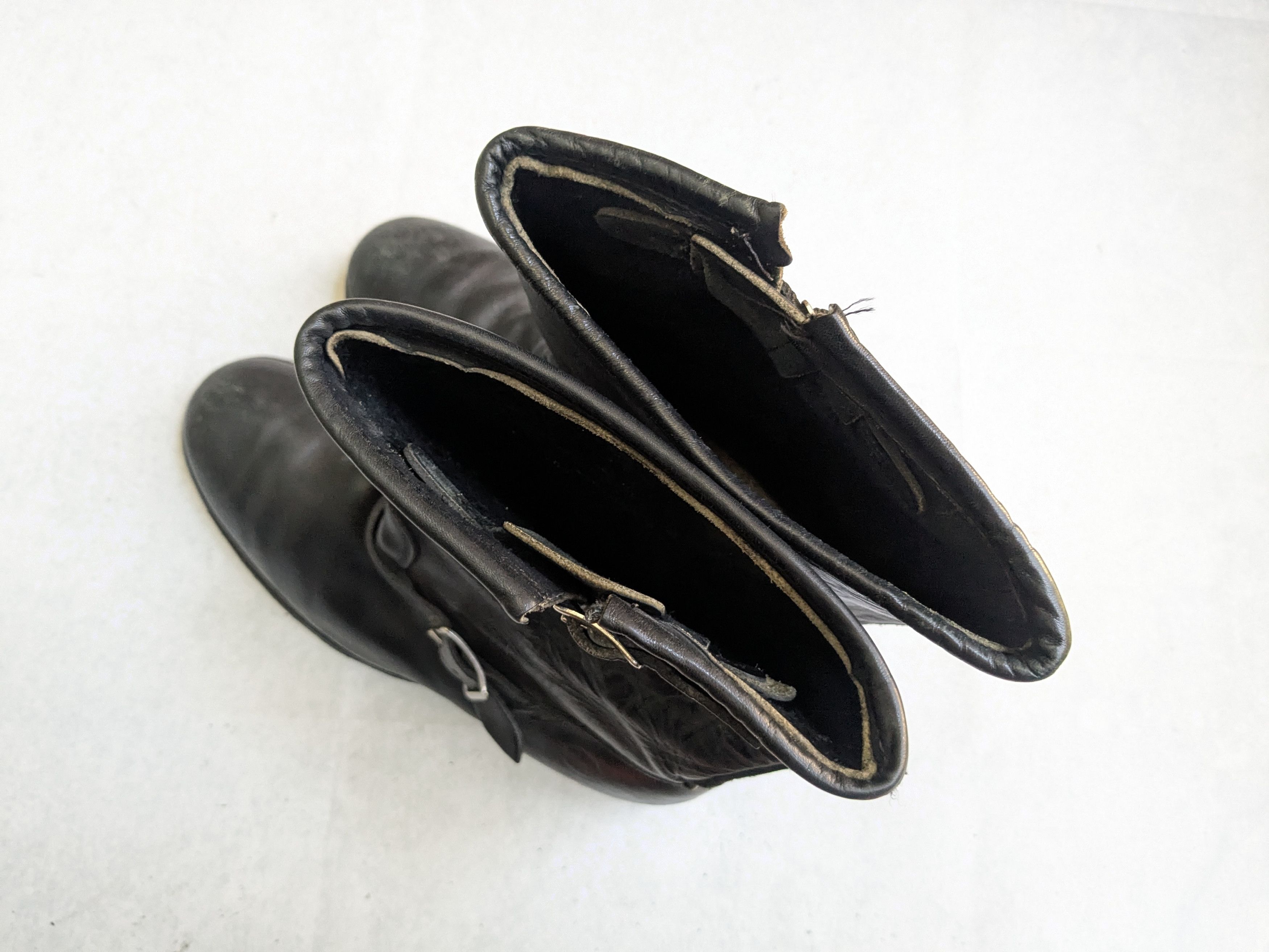 Genuine Leather Double H Engineer Boots Black Leather 12 E Wide Size US 12 / EU 45 - 11 Thumbnail